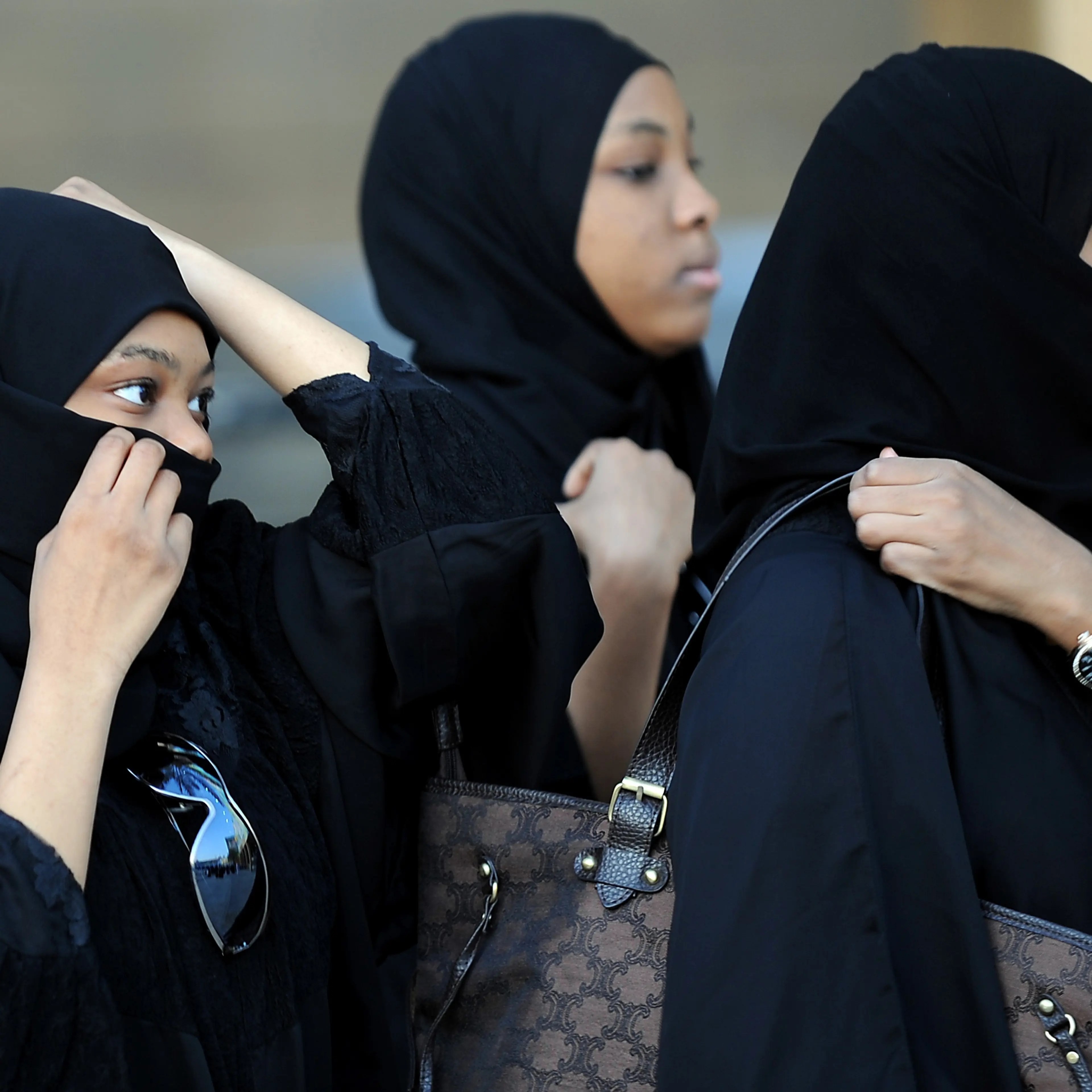 Saudi women attend prayers at a mosque in Riyadh. Womens-rights groups are gaining influence in the kingdom.