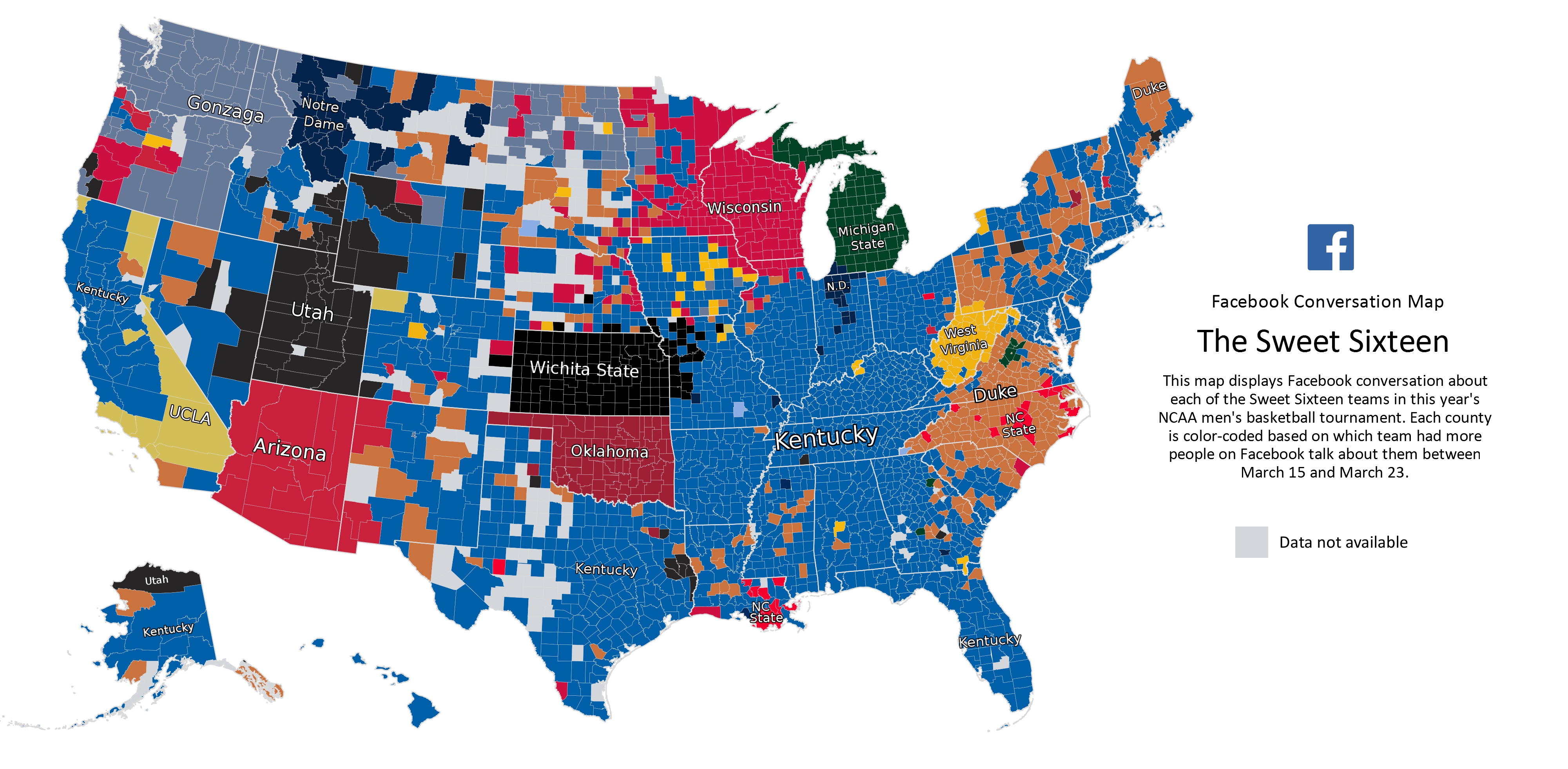 The most talked-about teams on Facebook