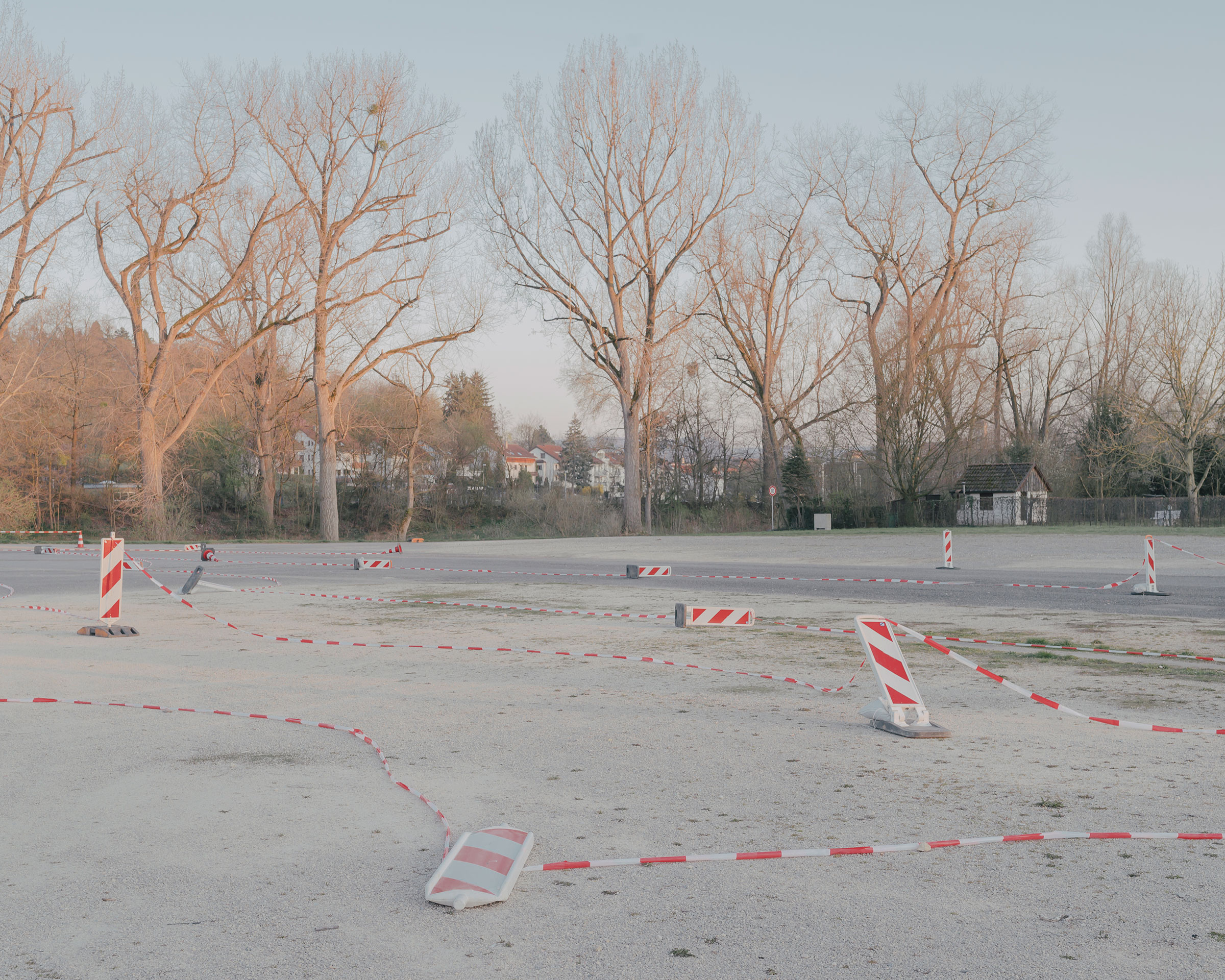 A coronavirus drive-in test facility at the Nürtingen fairground on March 26.