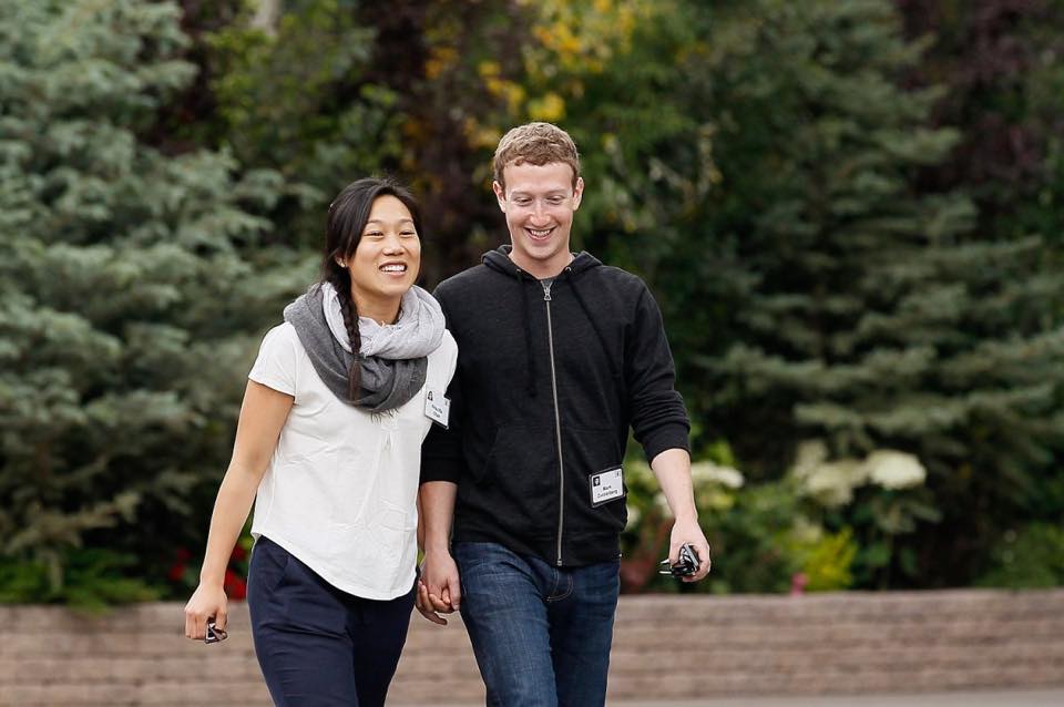 December 26, 2014 With Priscilla Chan.