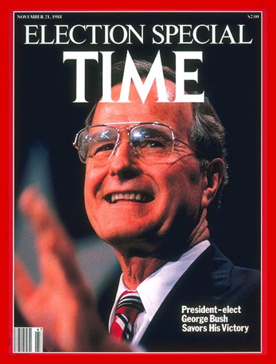 Jeb Bush, George W Bush and George HW Bush on TIME: 45 Years of Covers