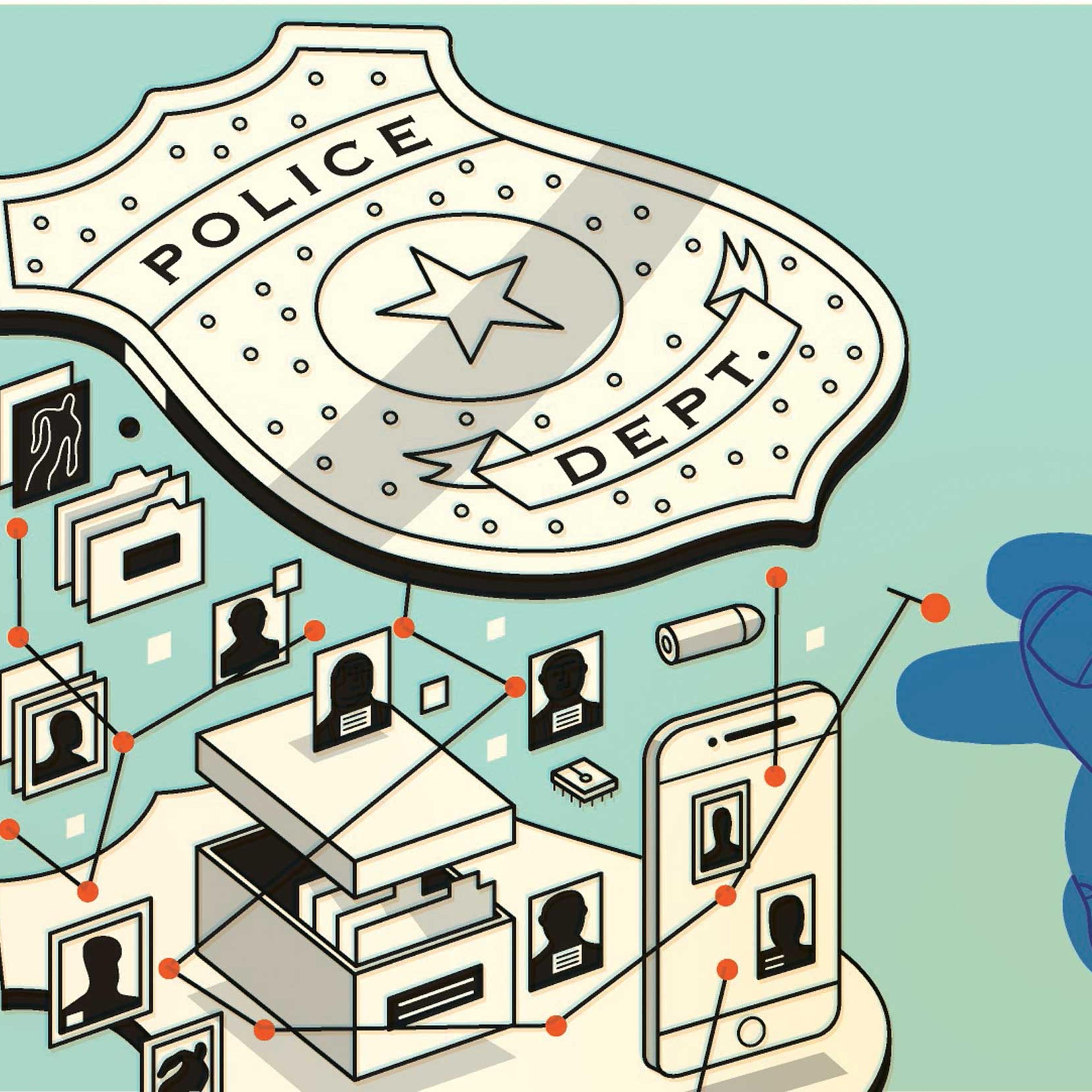 Police database search illustration Harry Campbell Briefing Solutions