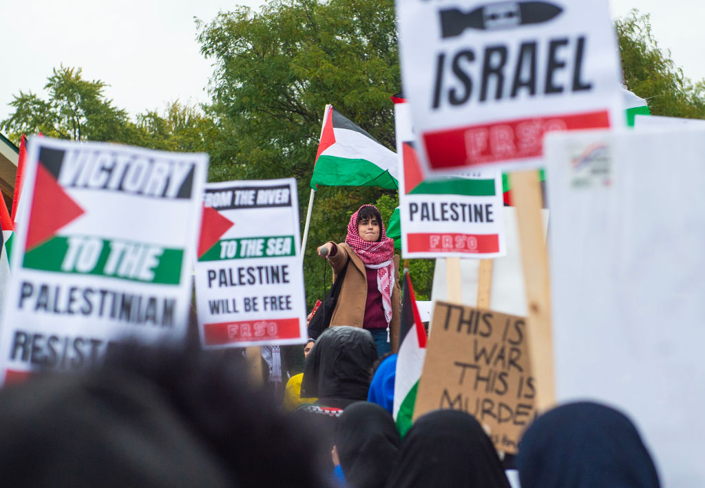 Demonstration Held In Support Of The People Of Palestine In Dearborn, Michigan