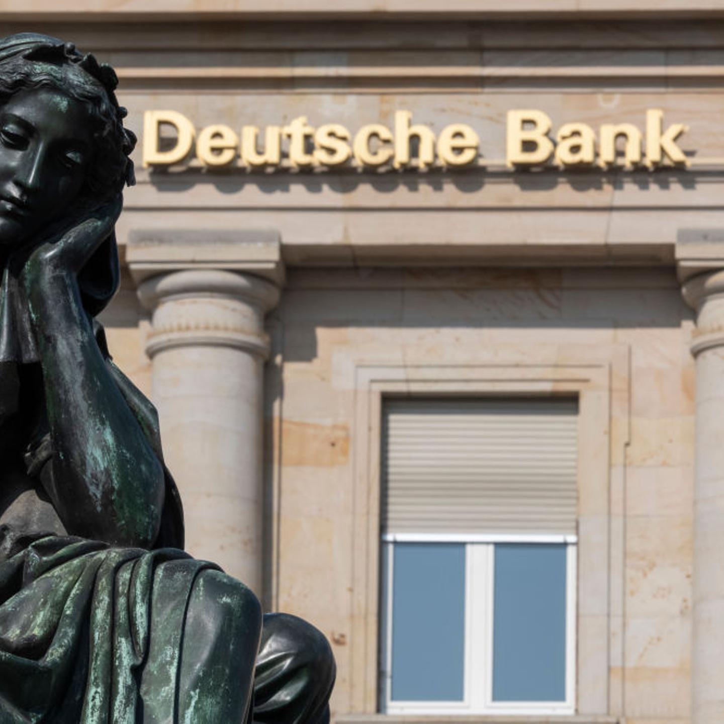 A Deutsche Bank Branch in Frankfurt, Germany