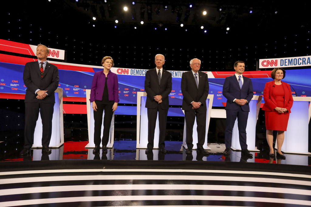 Candidates Attend Seventh 2020 Democratic Presidential Debate