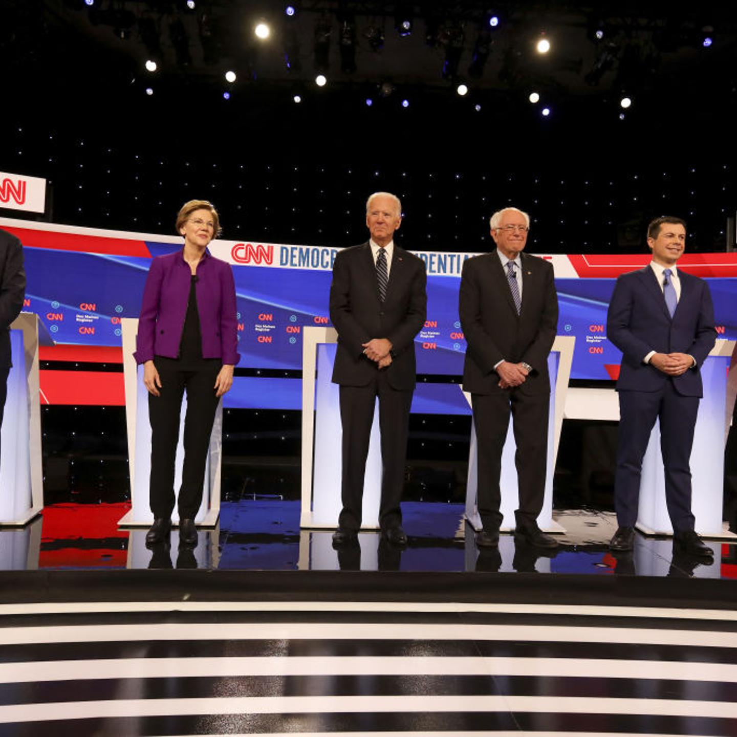 Candidates Attend Seventh 2020 Democratic Presidential Debate
