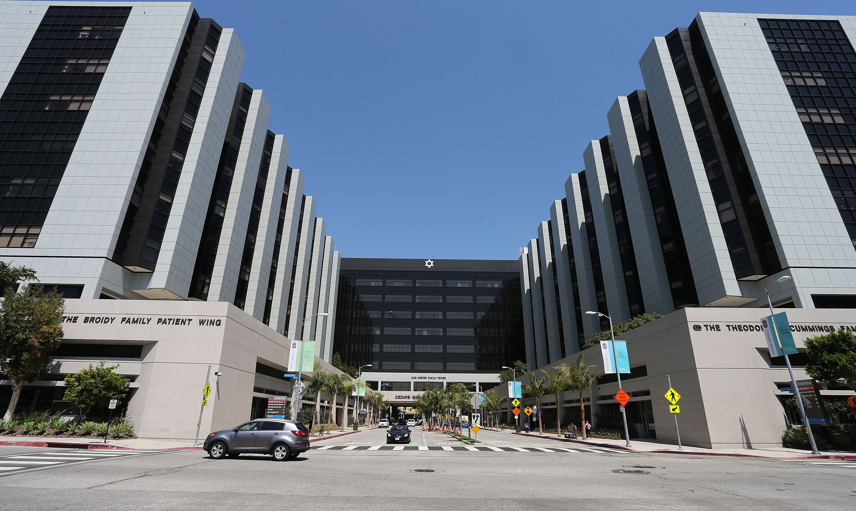 General View Of Cedars-Sinai Hospital Where Kim Kardashian Gave Birth To A Baby Girl