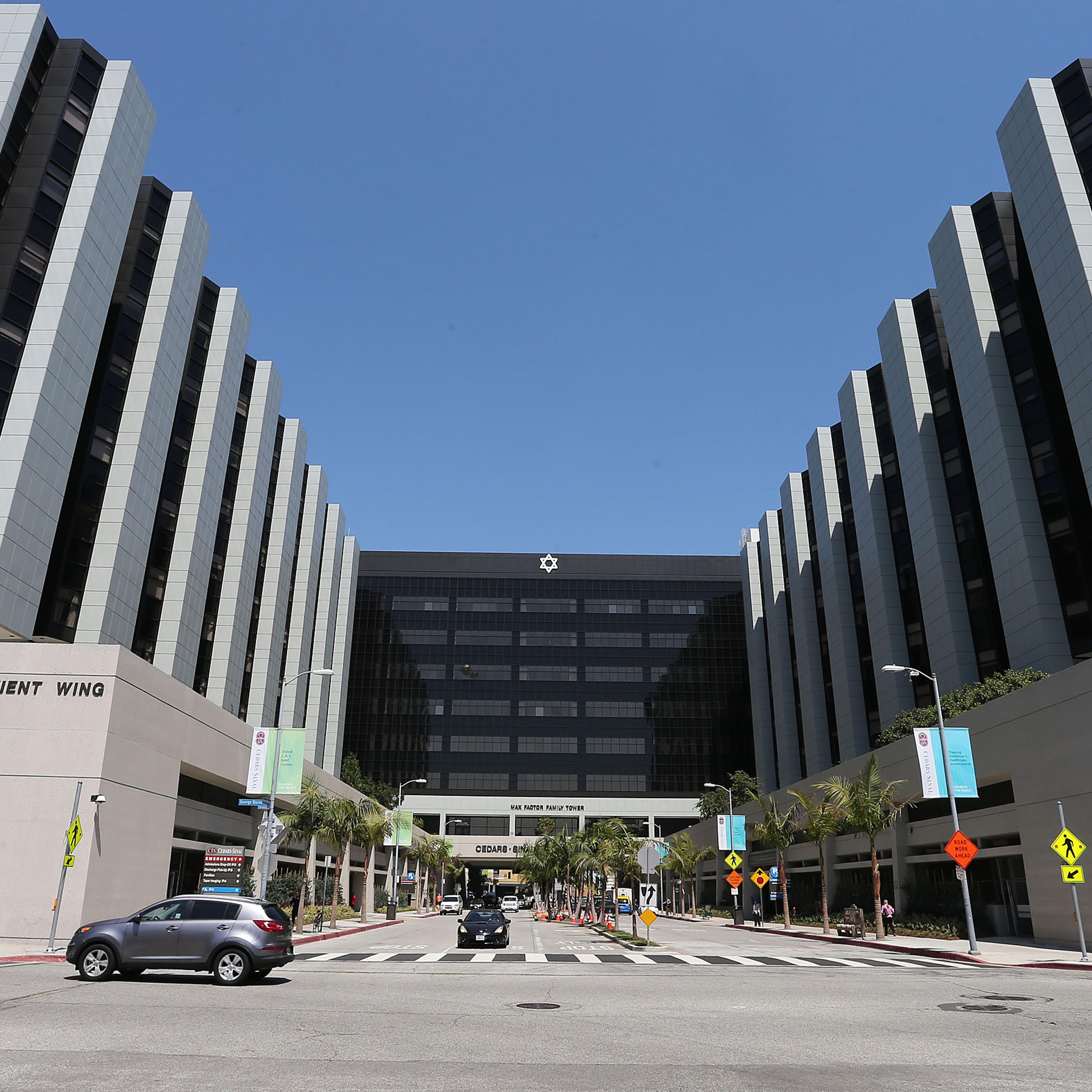 General View Of Cedars-Sinai Hospital Where Kim Kardashian Gave Birth To A Baby Girl