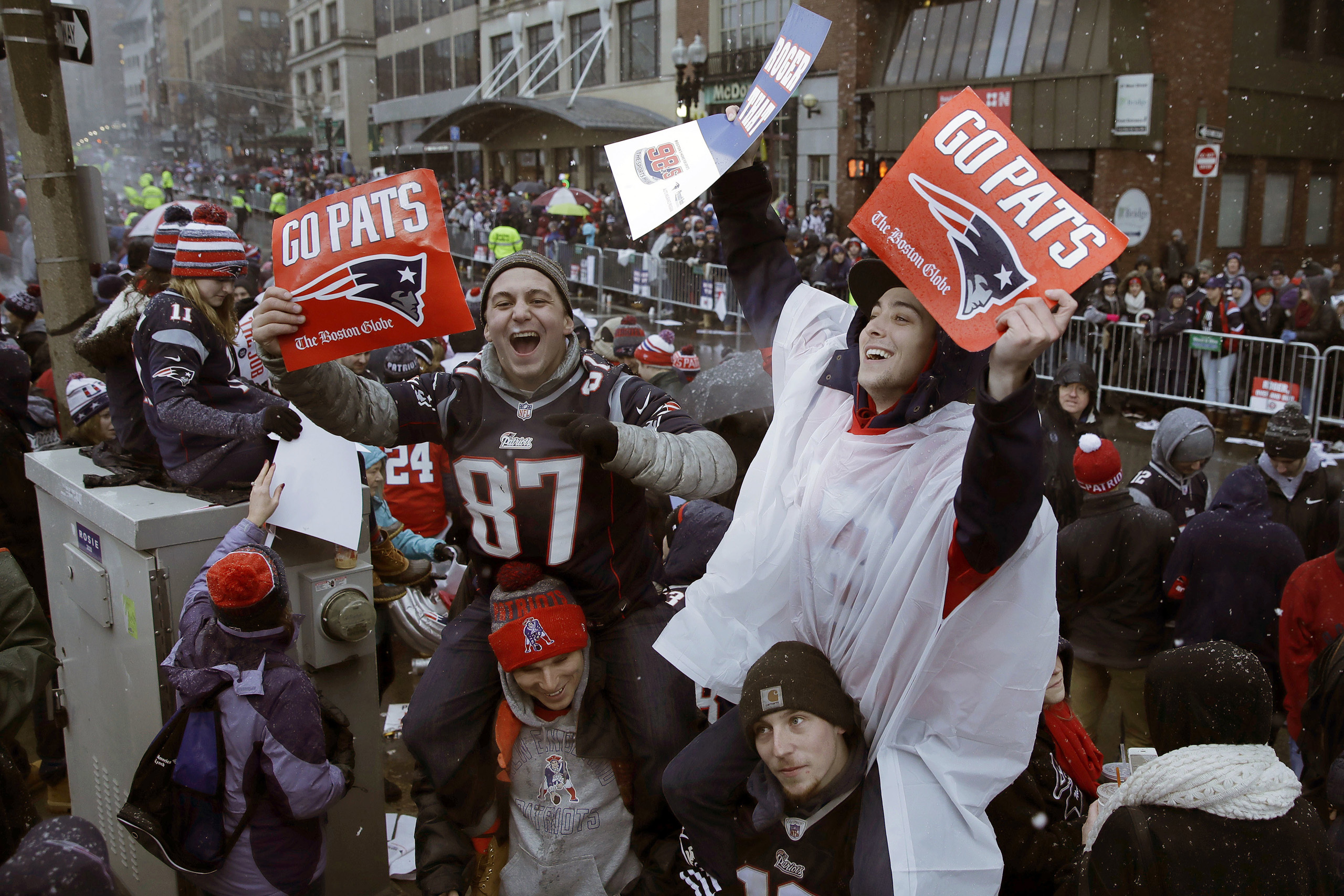 Super Bowl Patriots Parade Football
