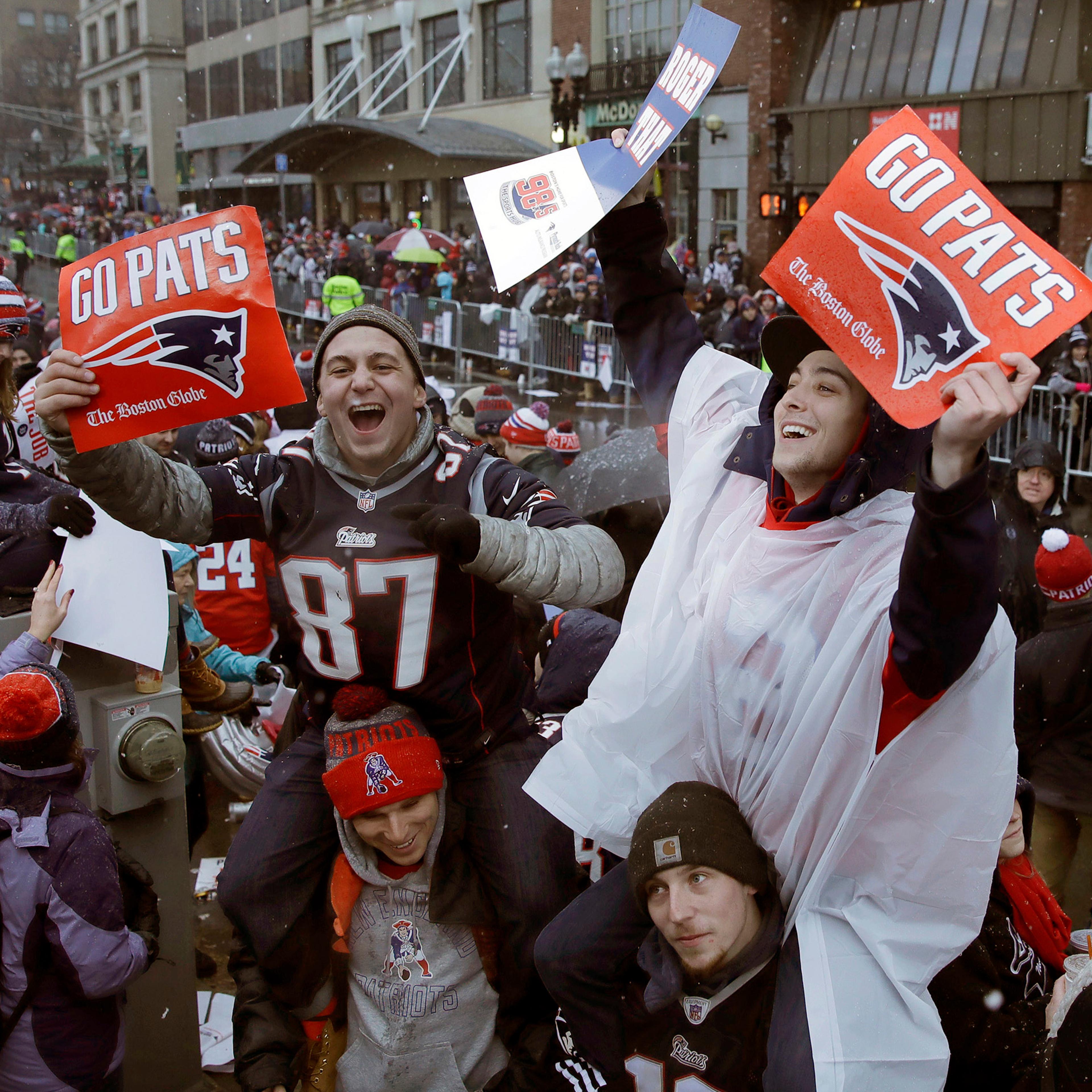 Super Bowl Patriots Parade Football