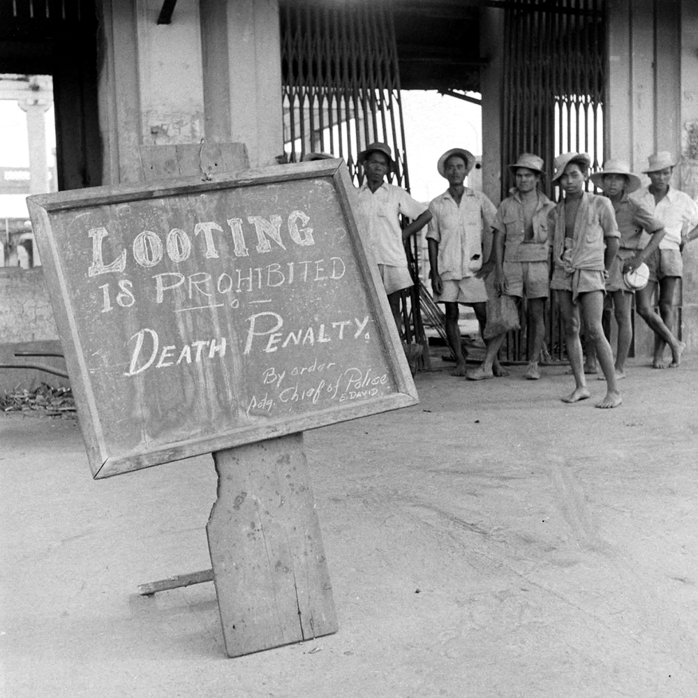 Photos of World War II Battlefield Signs