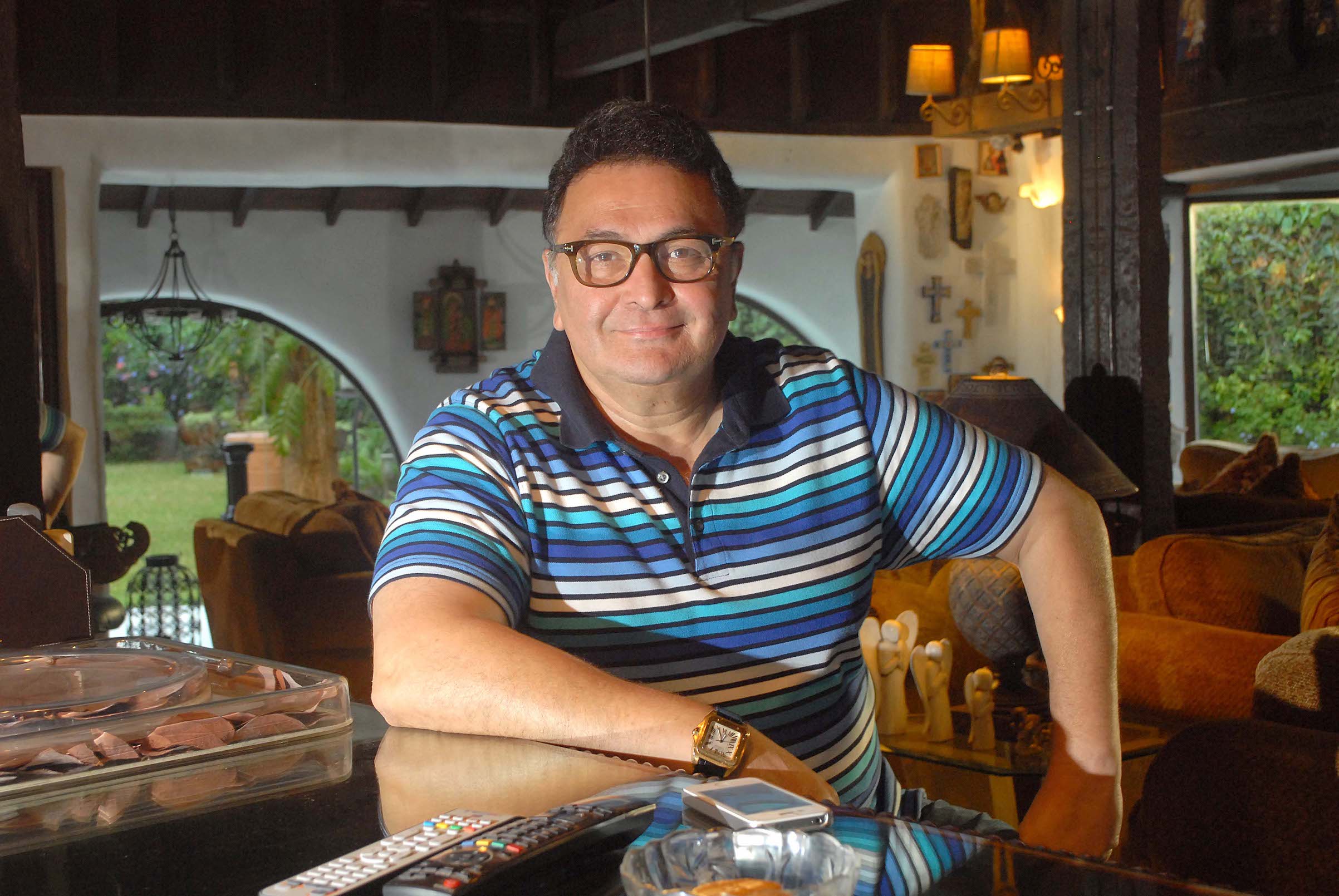 Profile Shoot Of Indian Bollywood Actor Rishi Kapoor