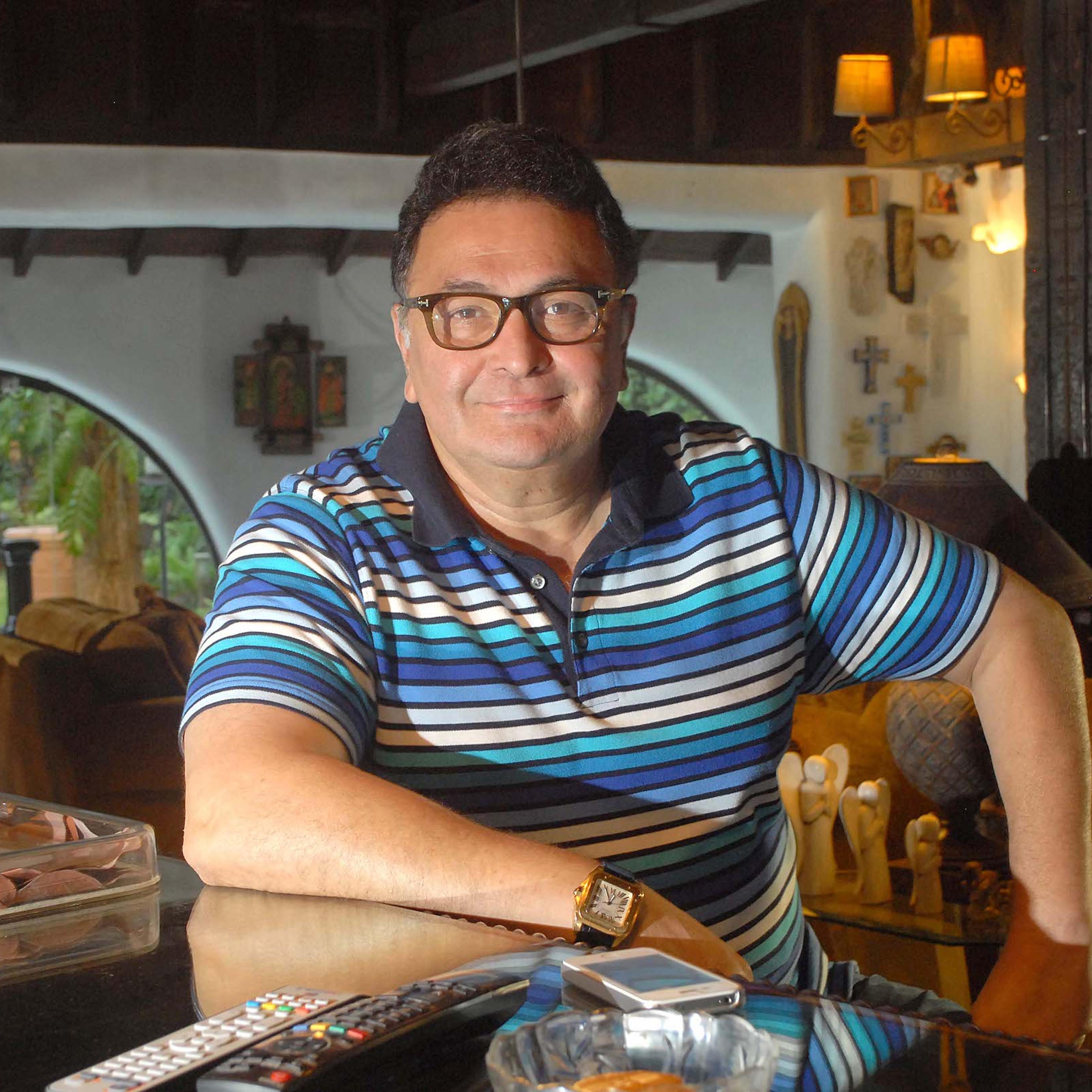 Profile Shoot Of Indian Bollywood Actor Rishi Kapoor