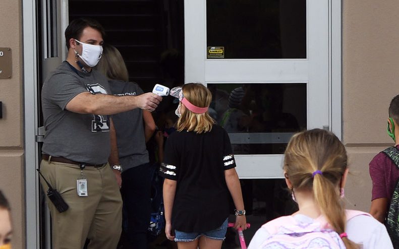 Students Return To Schools In Florida