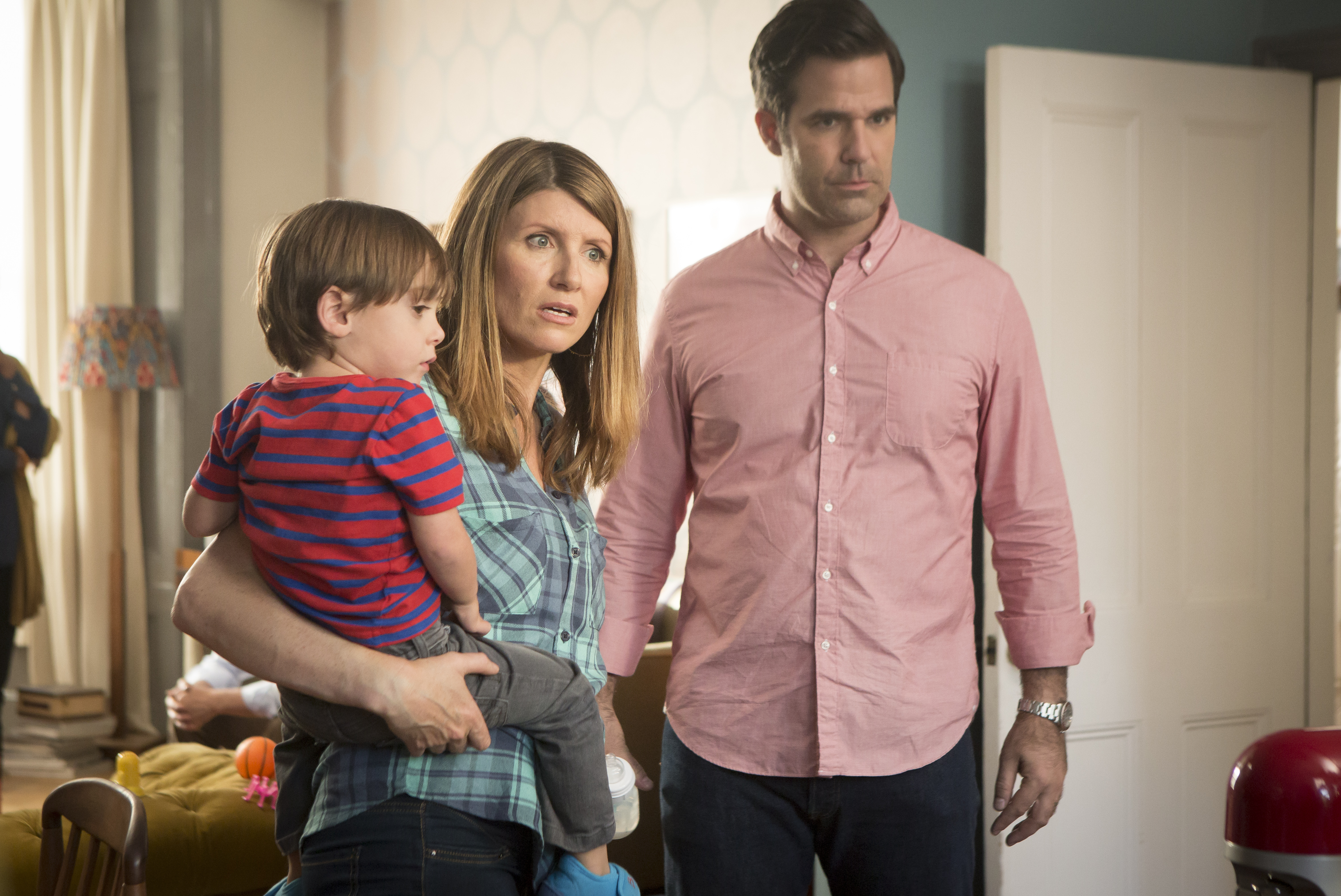 Sharon Horgan and Rob Delaney in <i>Catastrophe</i>