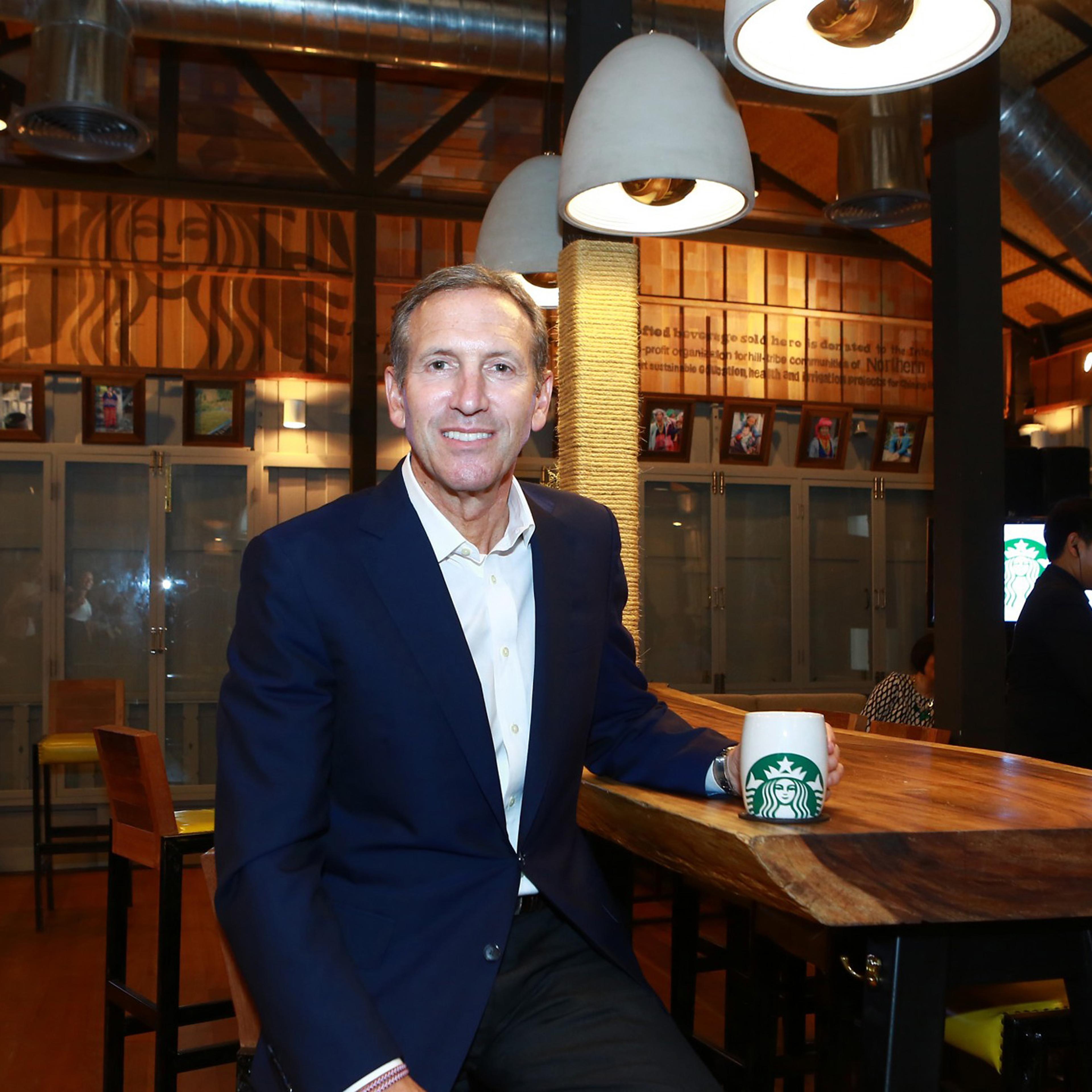 Starbucks CEO Howard Schultz