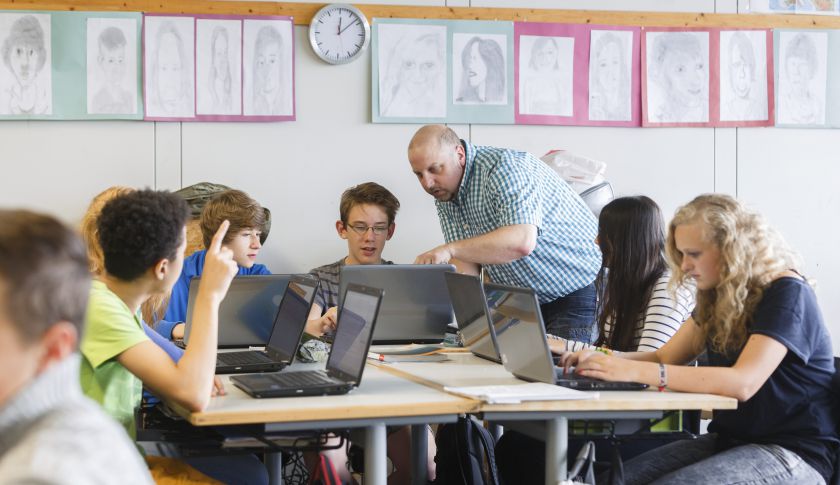 Students Of A German Comprehensive School