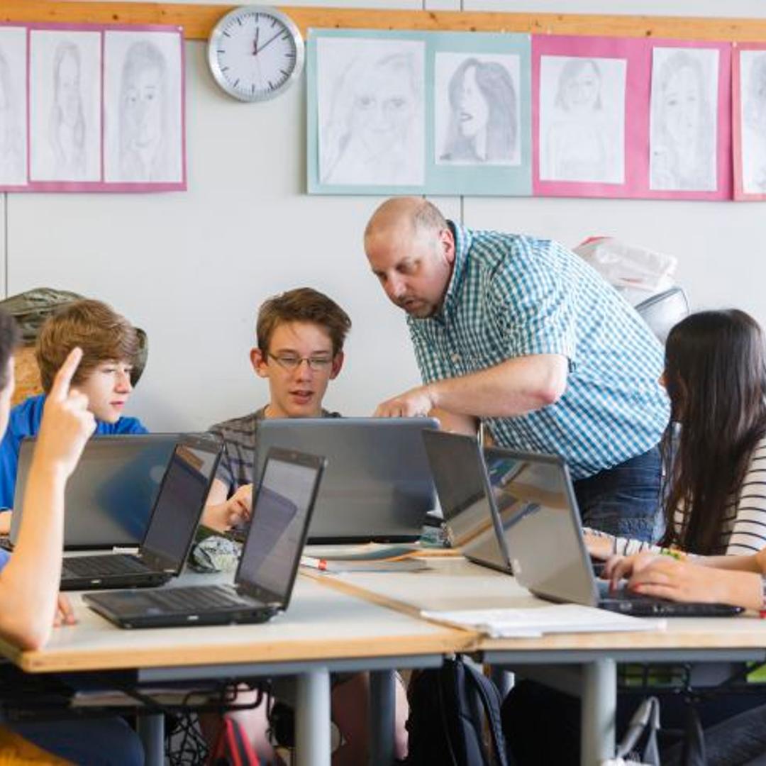Students Of A German Comprehensive School