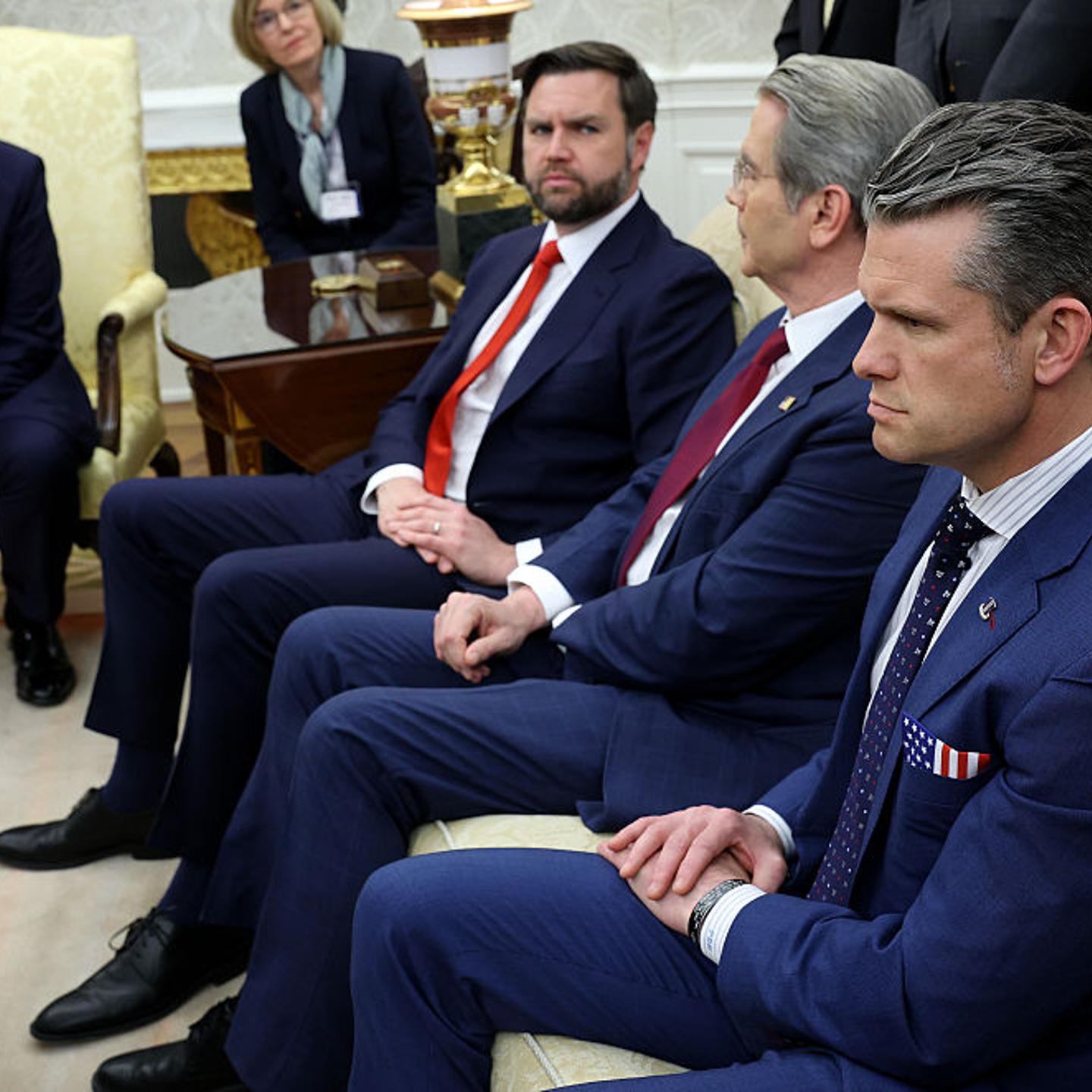 President Trump Meets With Visiting Italian Prime Minister Giorgia Meloni At The White House