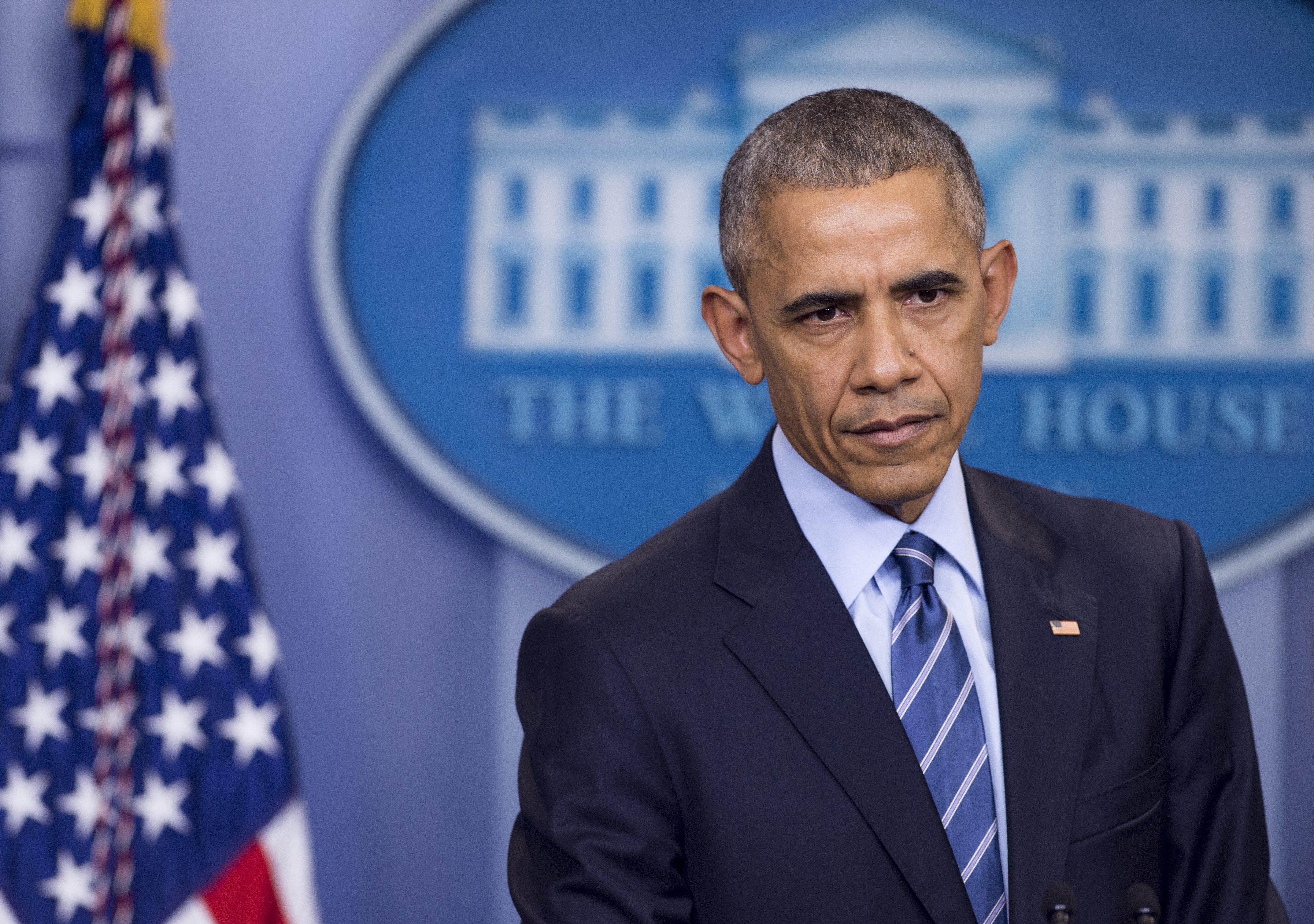 President Barack Obama holds a year-end press conference at the White House in Washington, D.C., on Dec. 16, 2016.
