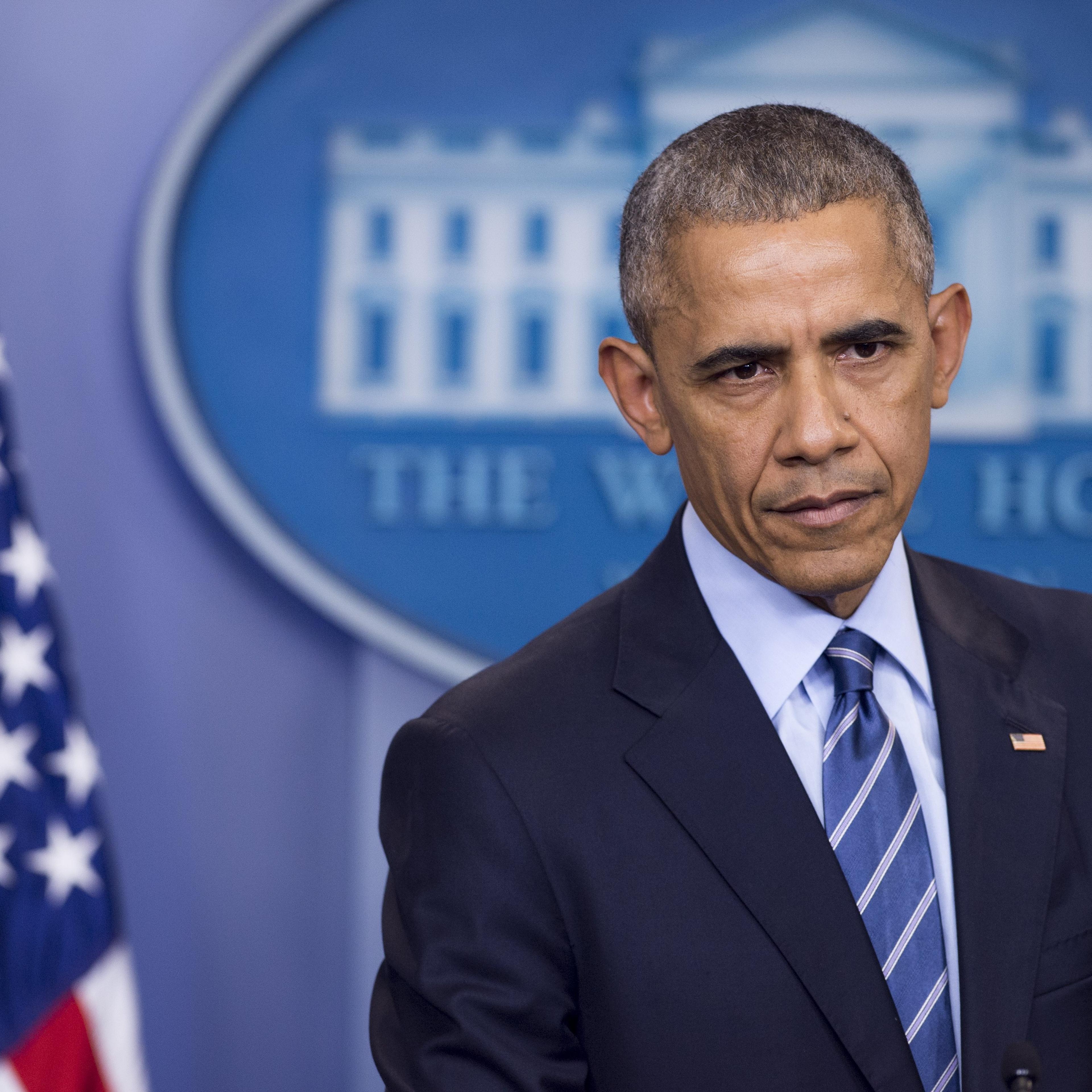 President Barack Obama holds a year-end press conference at the White House in Washington, D.C., on Dec. 16, 2016.