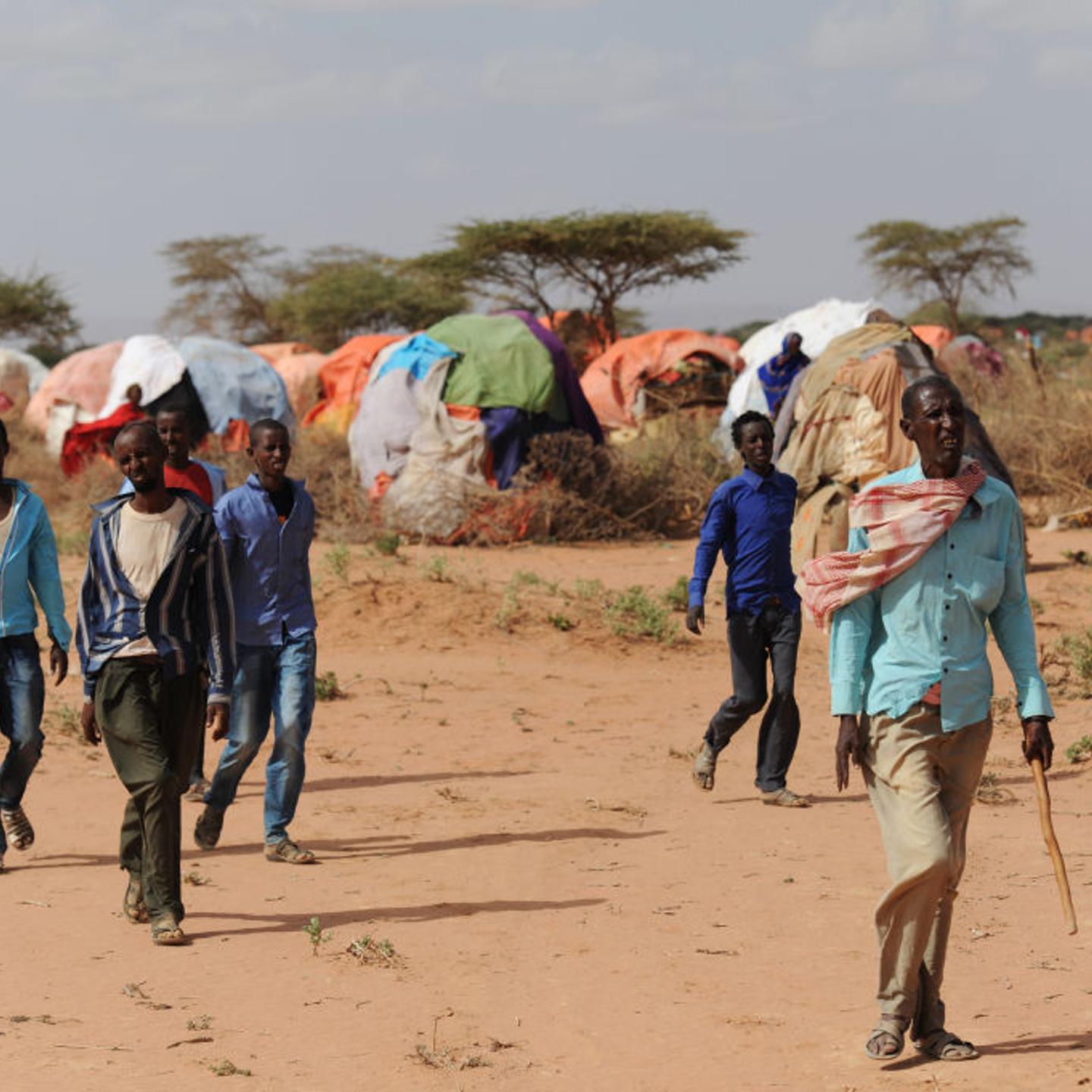 Somalis Displaced By Severe Drought Create Makeshift Camp In Somaliland