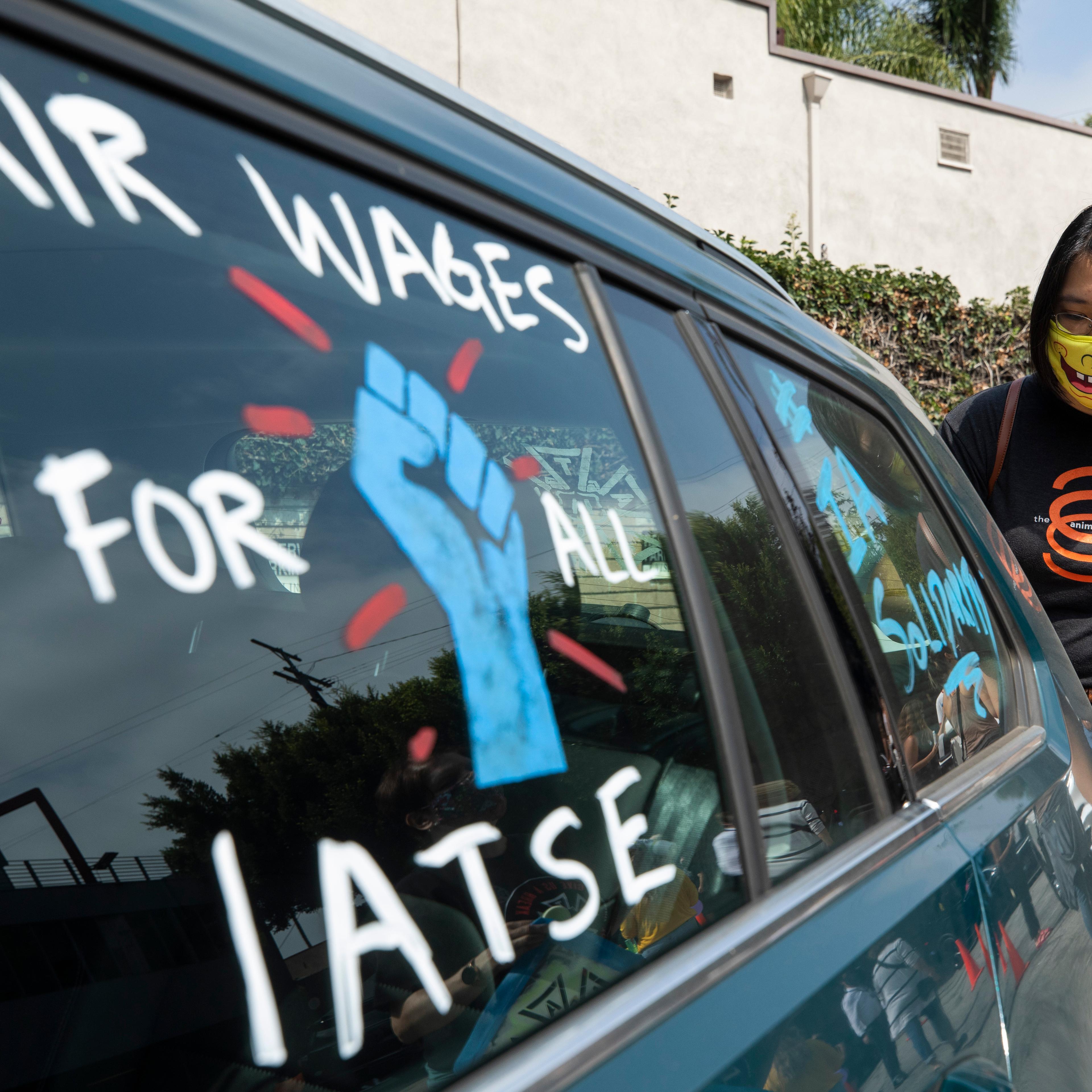 los angeles iatse union film strike
