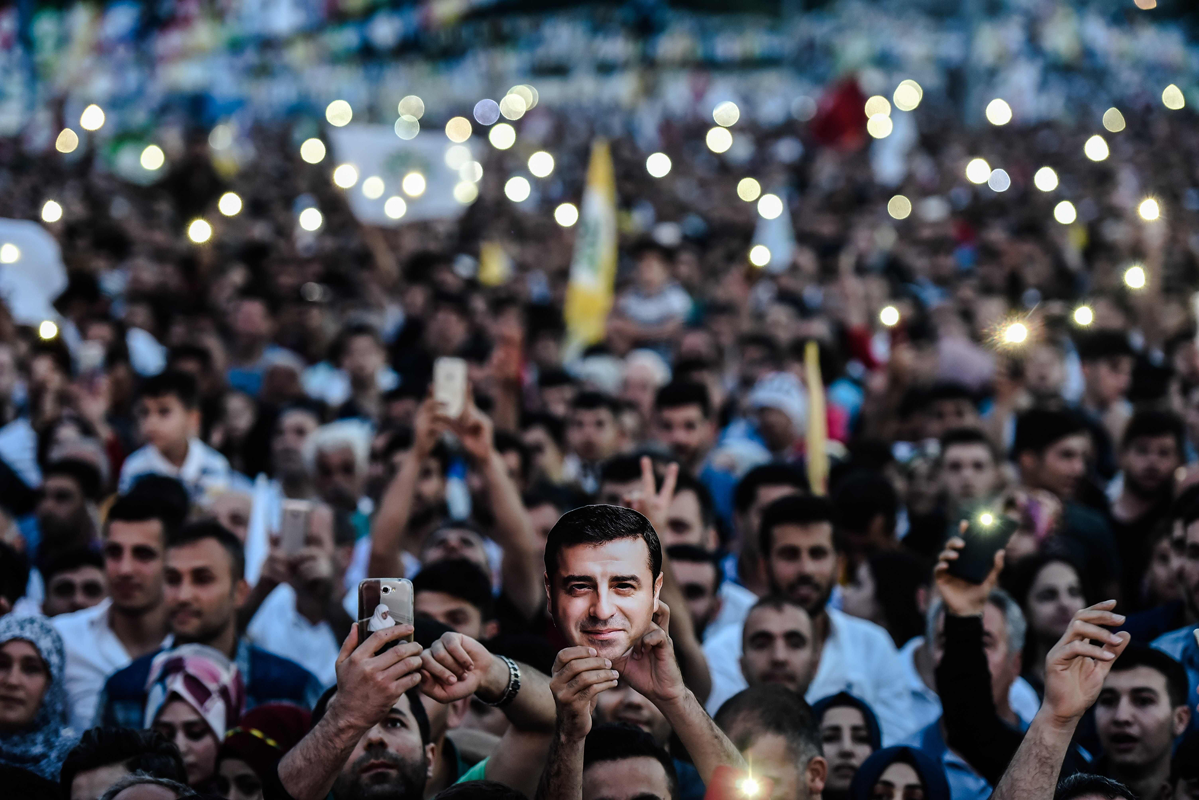 Turkey Politics Demirtas Prison Speech