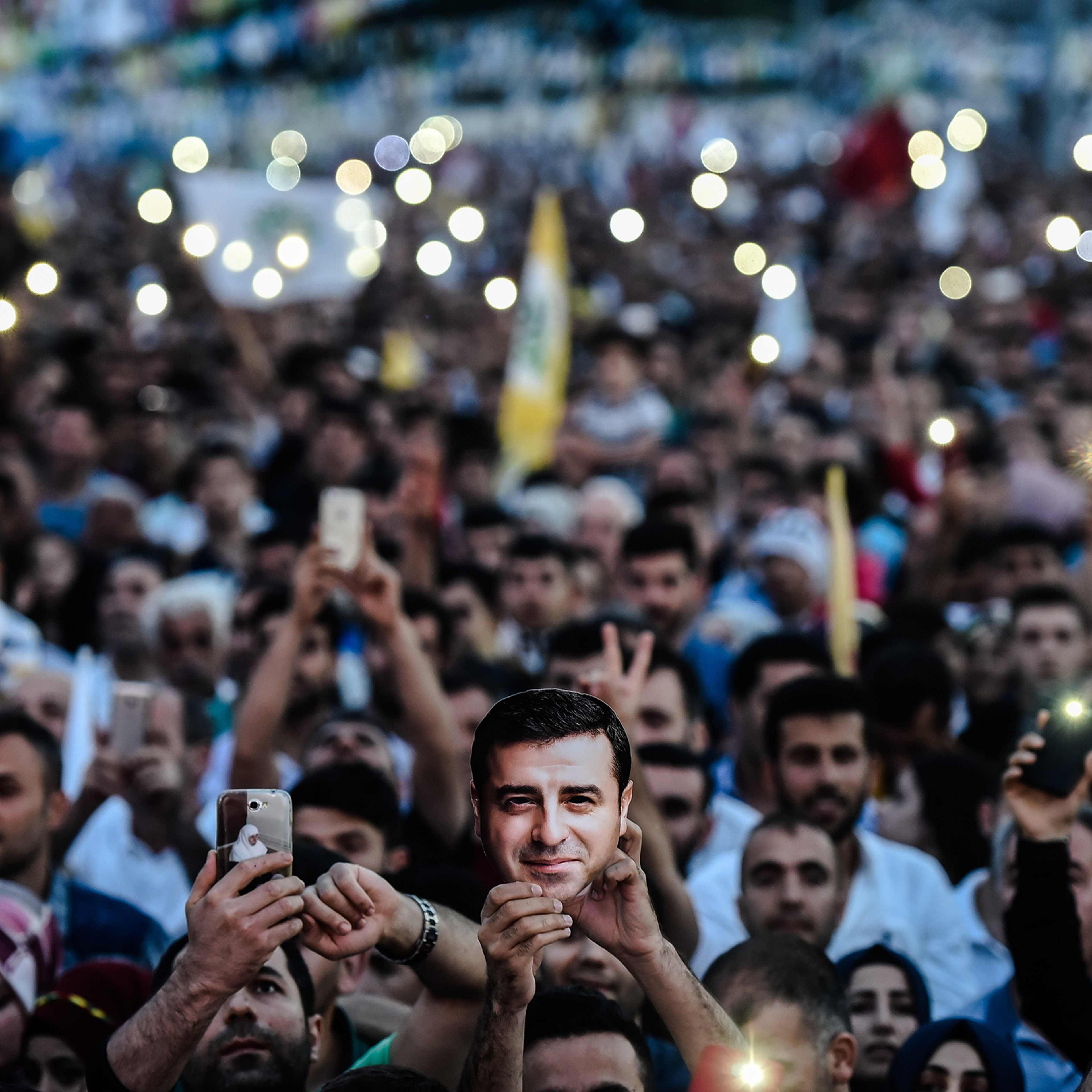Turkey Politics Demirtas Prison Speech