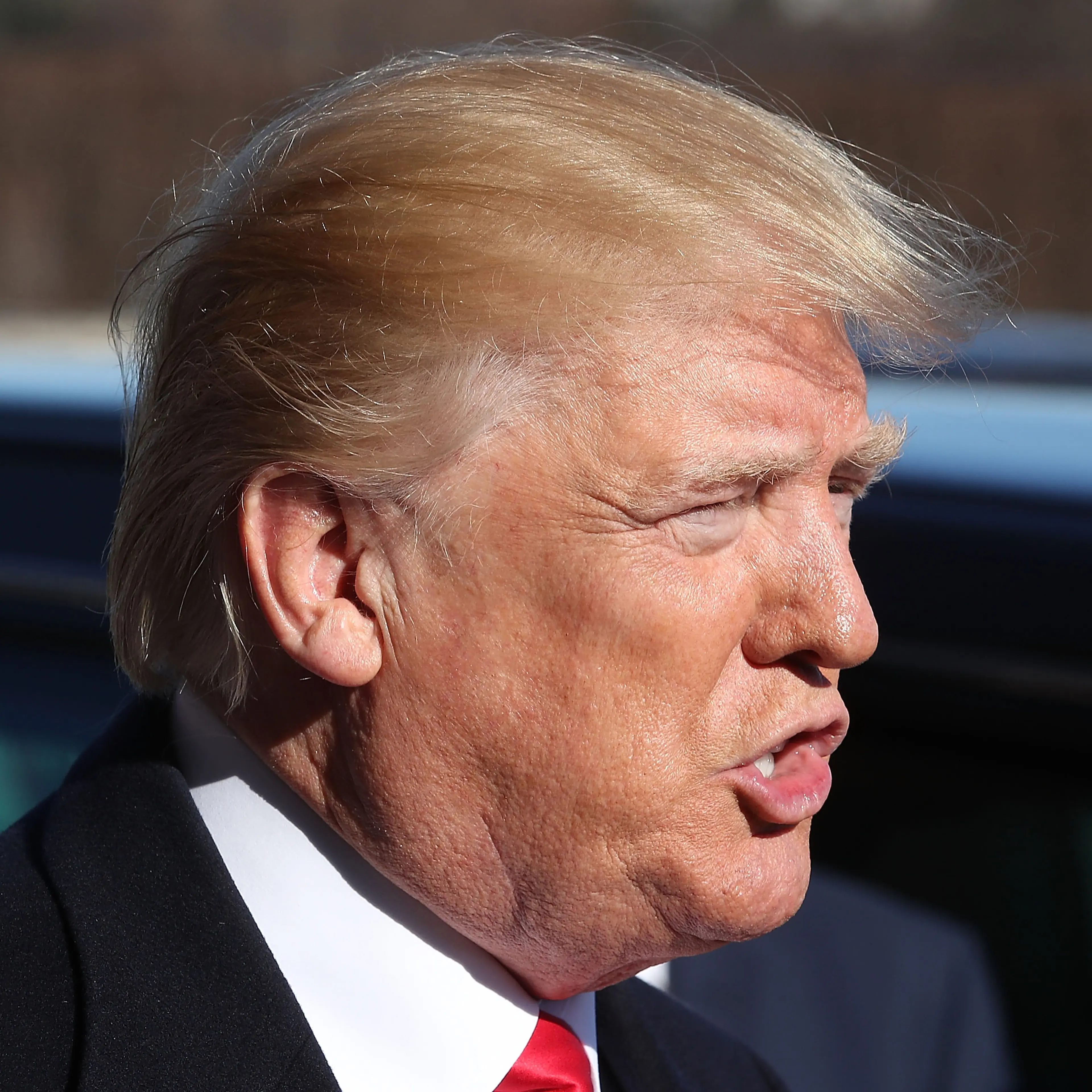 President Trump Meets With Defense Secretary Mattis And Senior Military Leaders At The Pentagon
