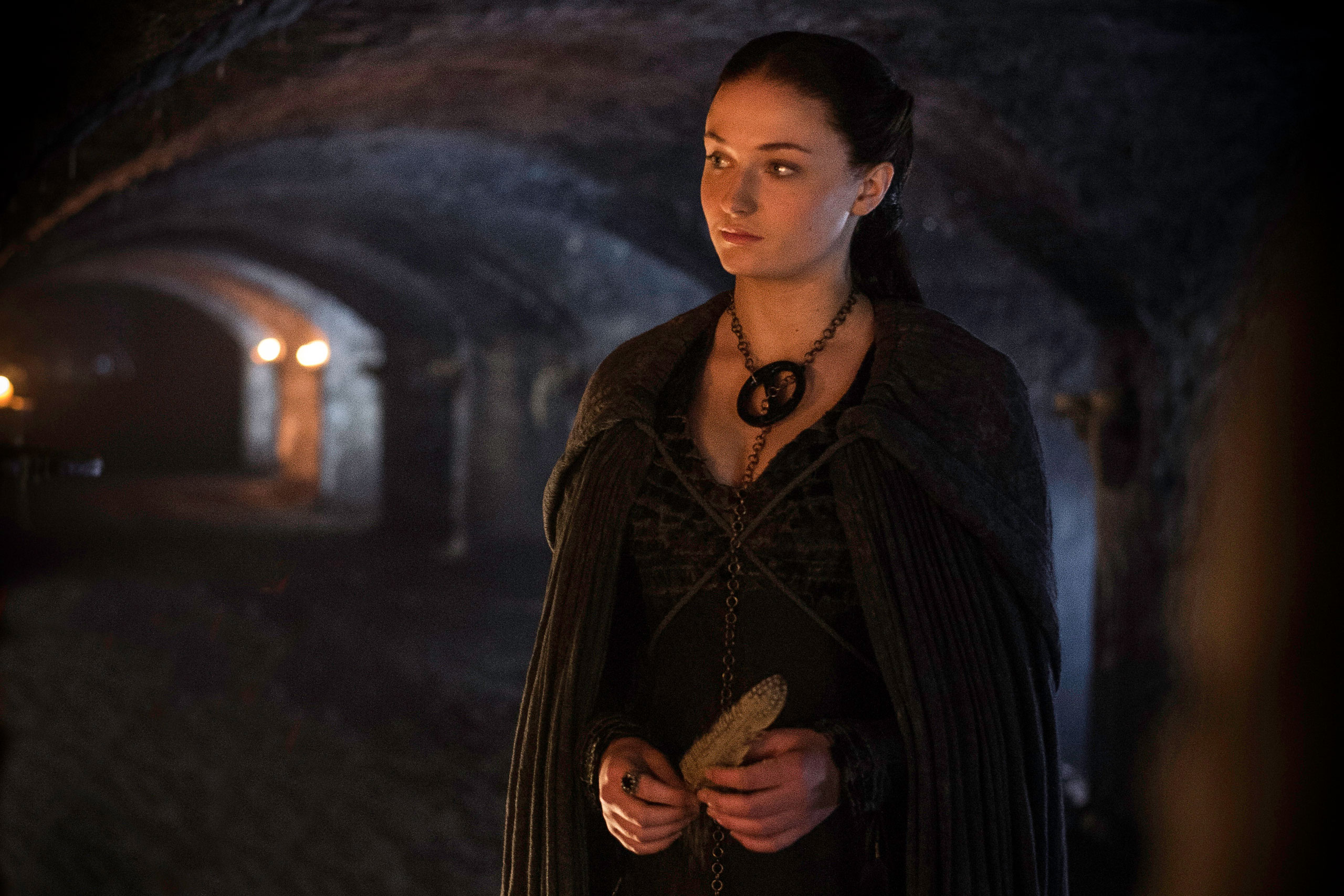 Sophie Turner as Sansa Stark in HBO's Game of Thrones