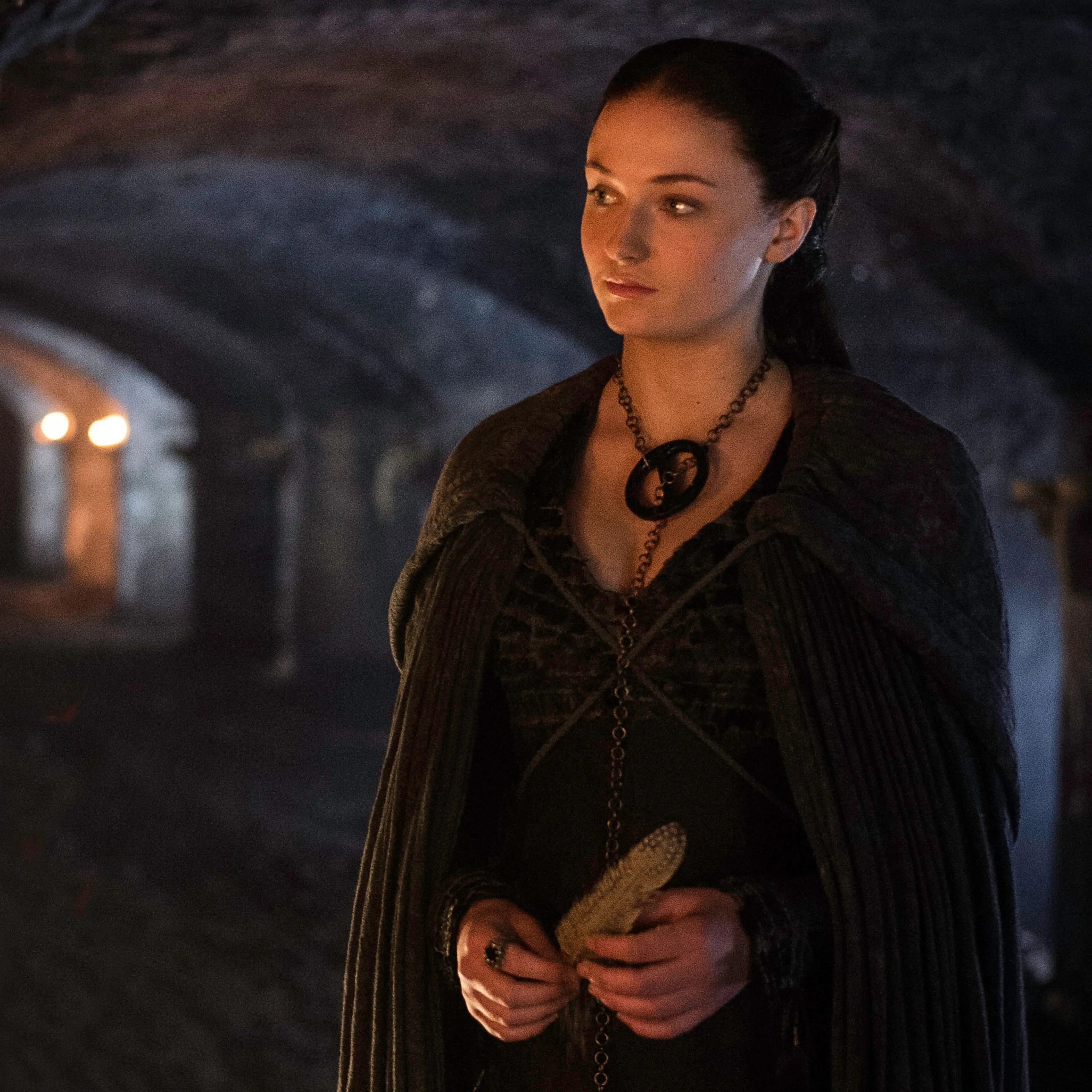 Sophie Turner as Sansa Stark in HBO's Game of Thrones