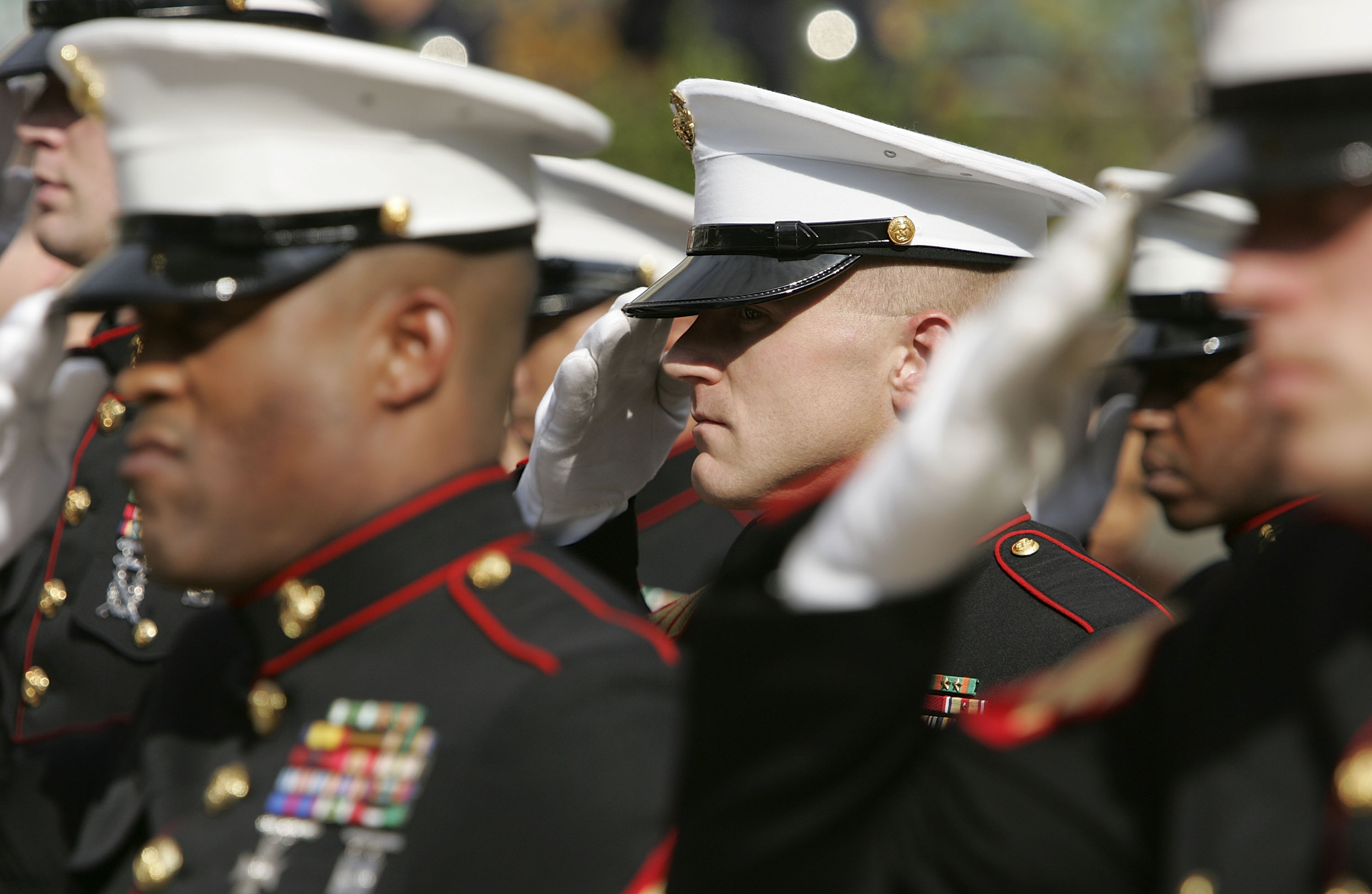 Marine Corps Commemorative Stamps Unveiled On USMC's 230th Anniversary