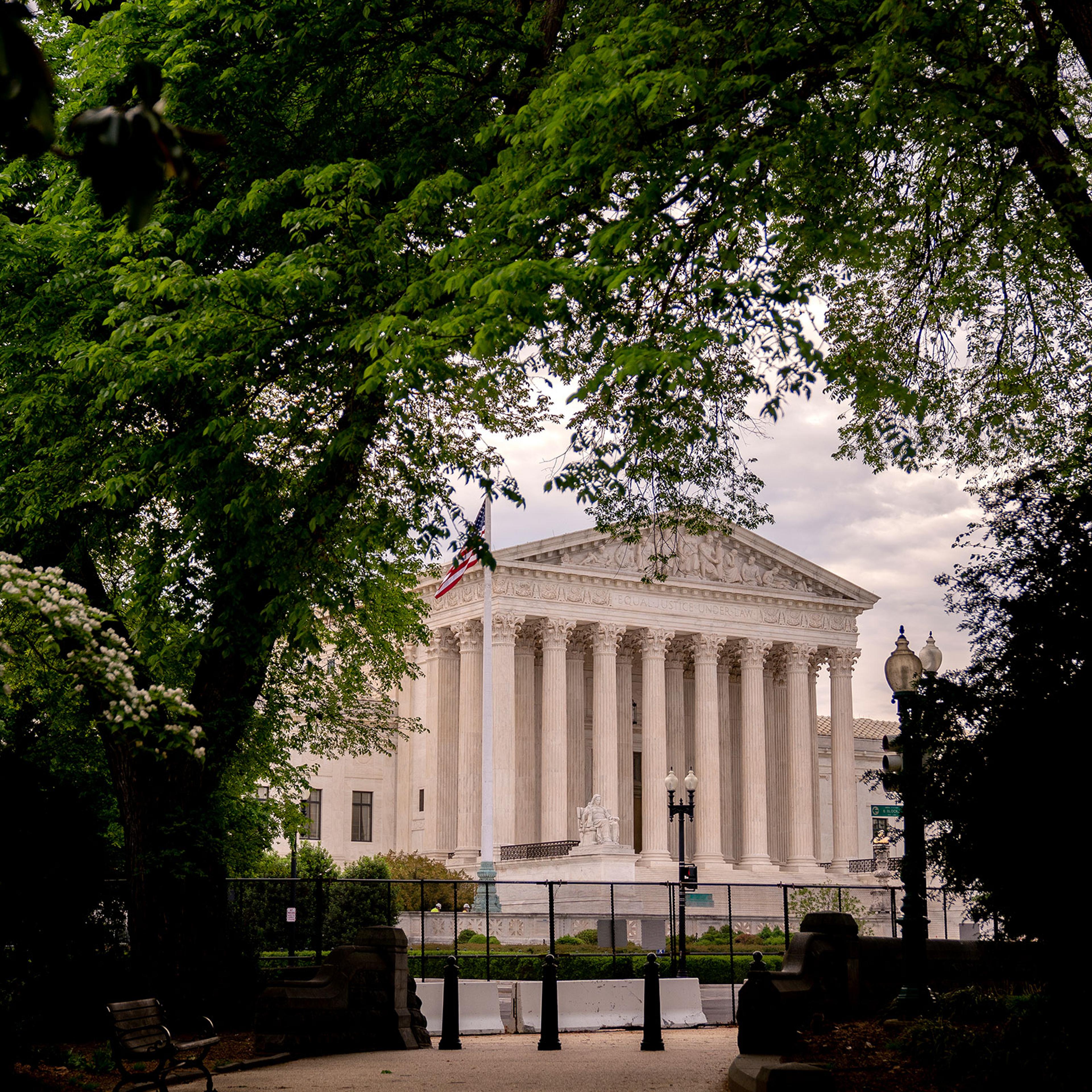 Supreme Court At Sunrise In D.C.