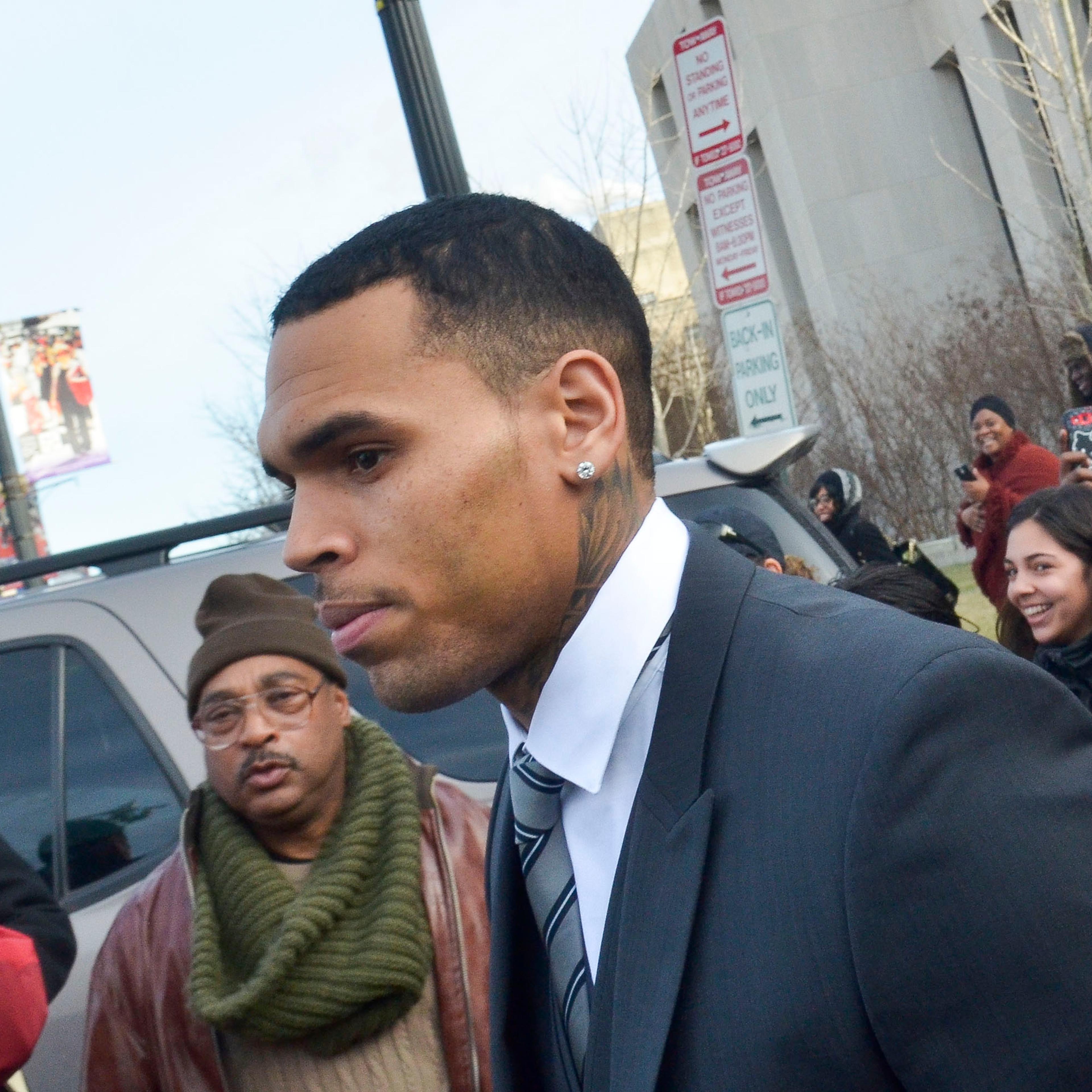 Chris Brown Court Appearance