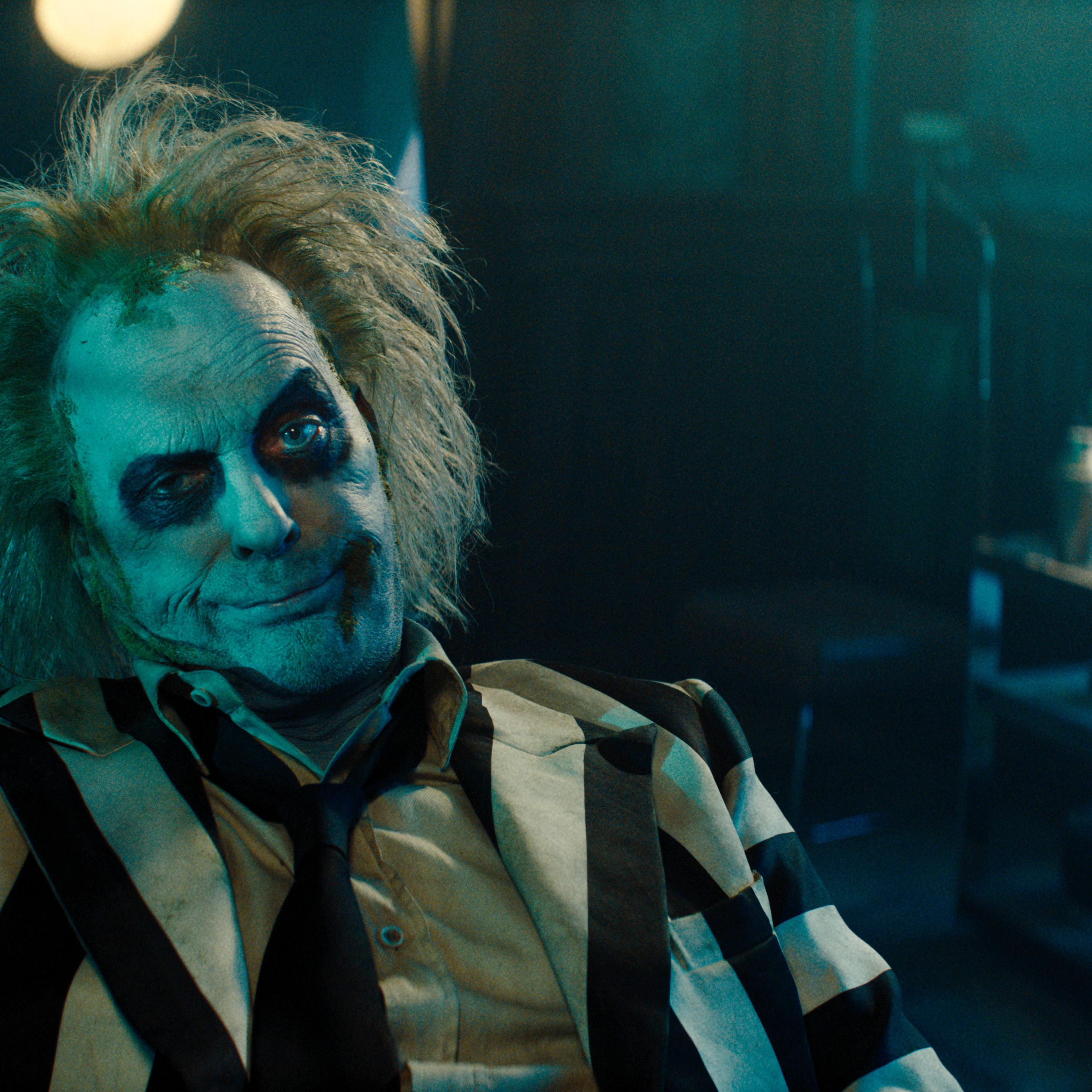 Michael Keaton as Beetlejuice in 'Beetlejuice Beetlejuice'