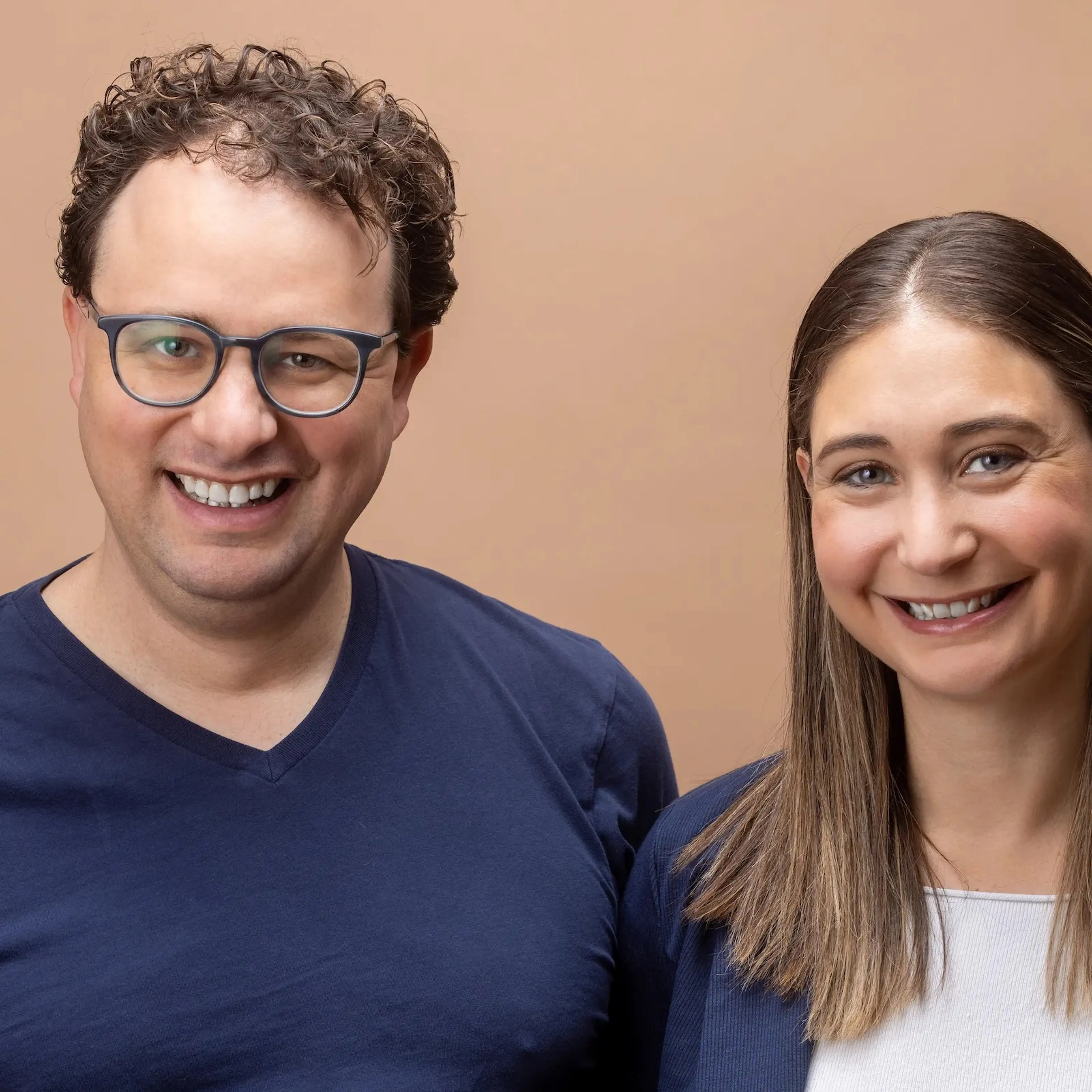 Anthropic founders, Daniela Amodei (right) and Dario Amodei (left).