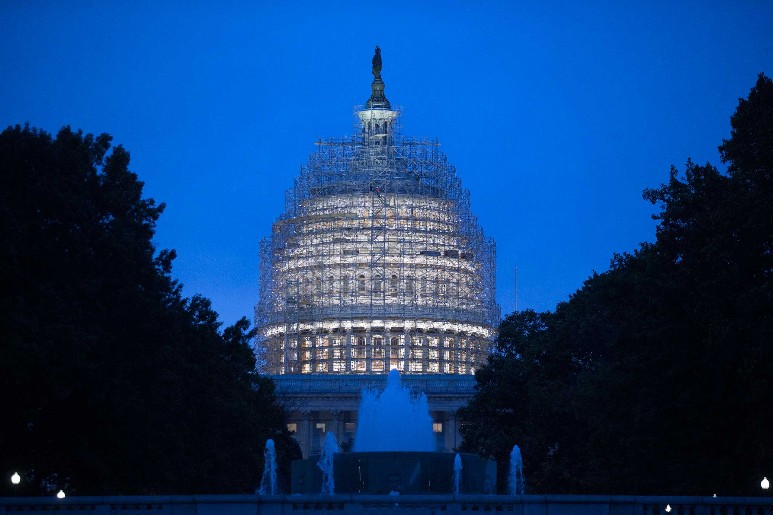 Views Of The U.S. Capitol As Republicans Take Control Of The Senate