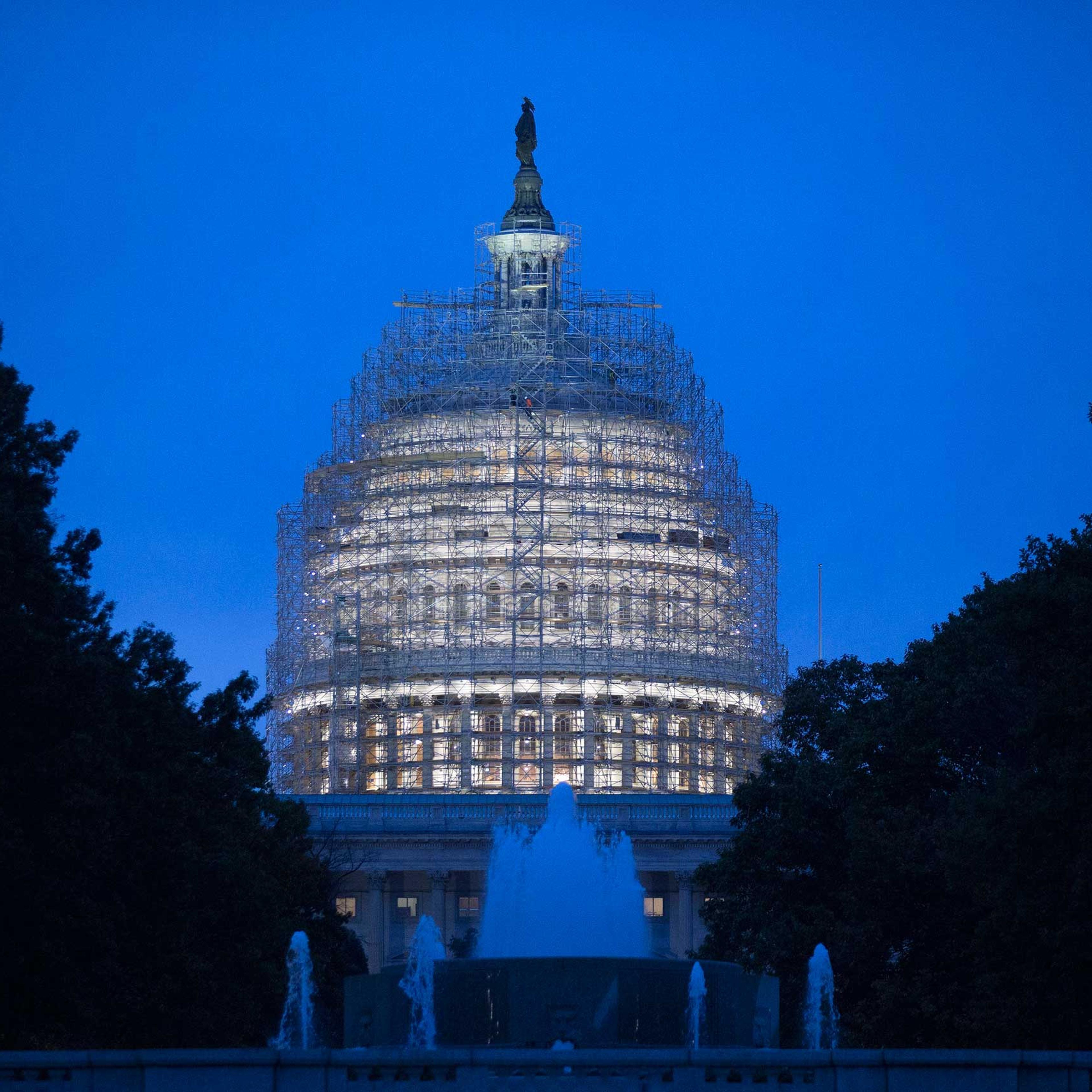 Views Of The U.S. Capitol As Republicans Take Control Of The Senate