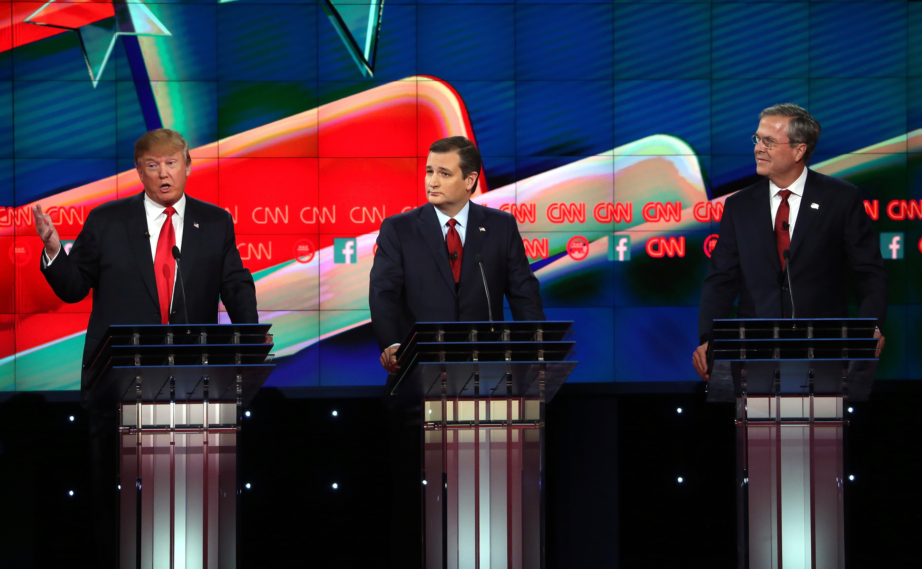 GOP Presidential Candidates Debate In Las Vegas