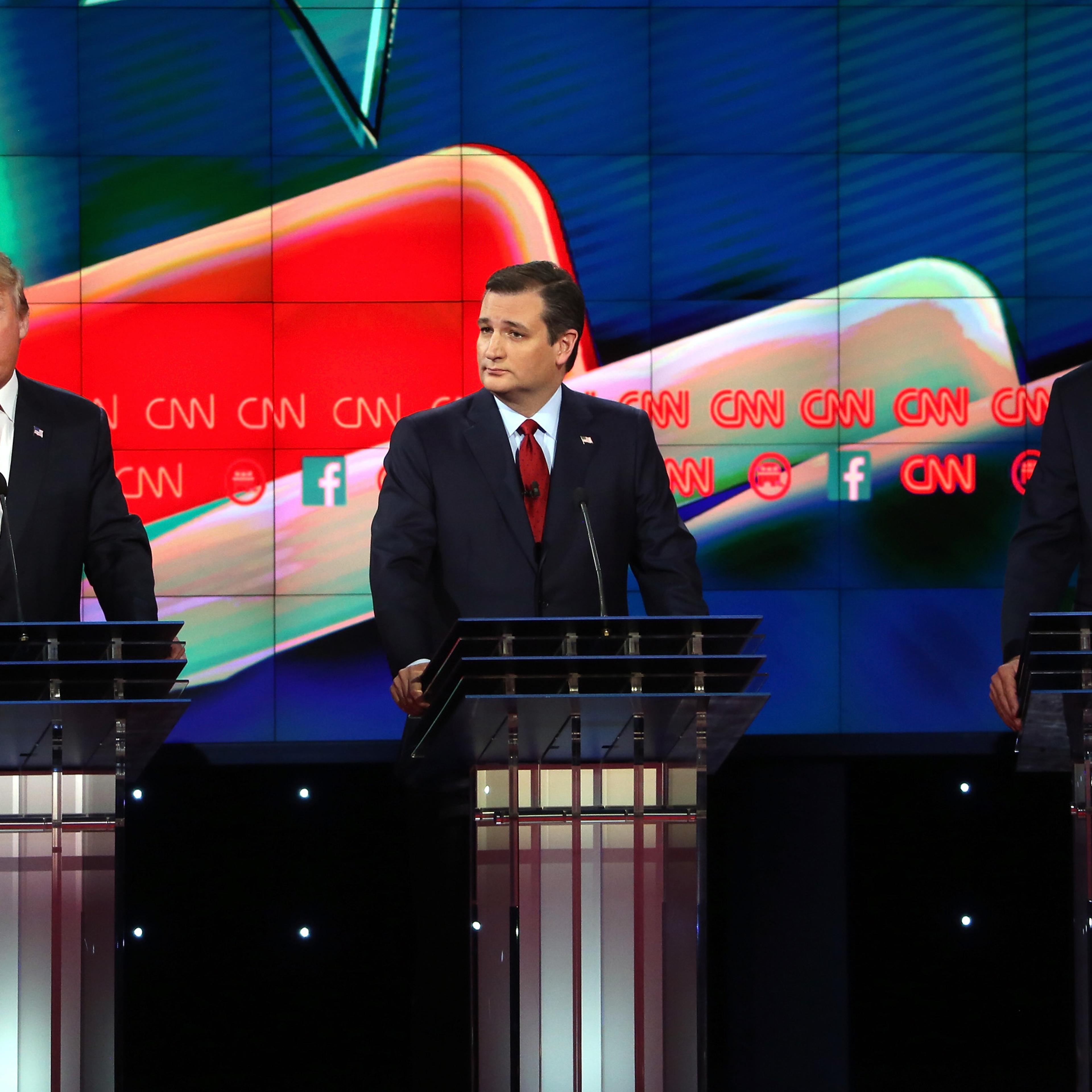 GOP Presidential Candidates Debate In Las Vegas