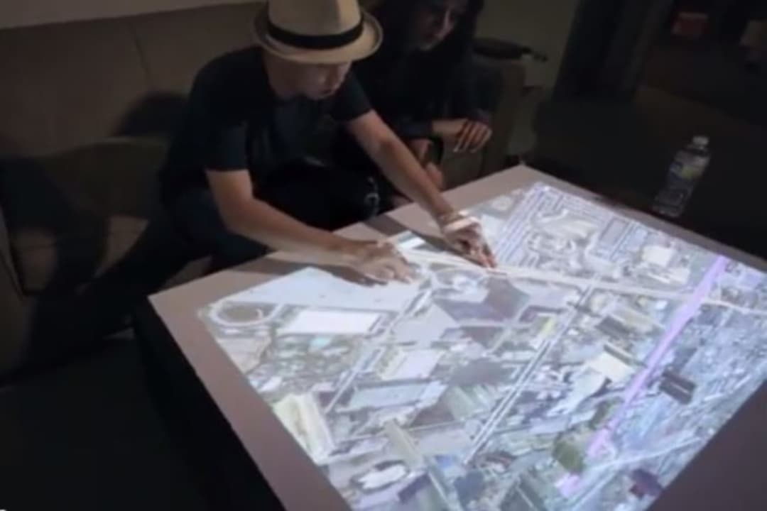 Touchscreen Tech New Microsoft Tech Turns Any Surface into a Touchscreen