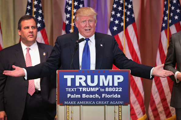 Donald Trump Holds Super Tuesday Election Night Press Conf. In Palm Beach