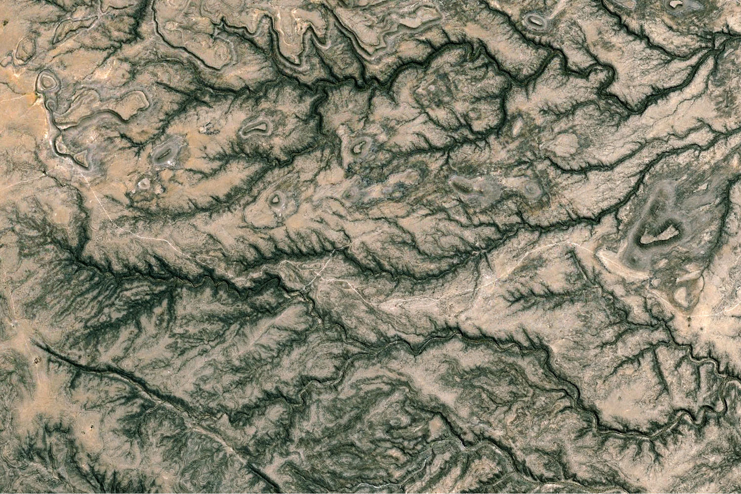 Fractal Patterns on Earth as Seen from Space