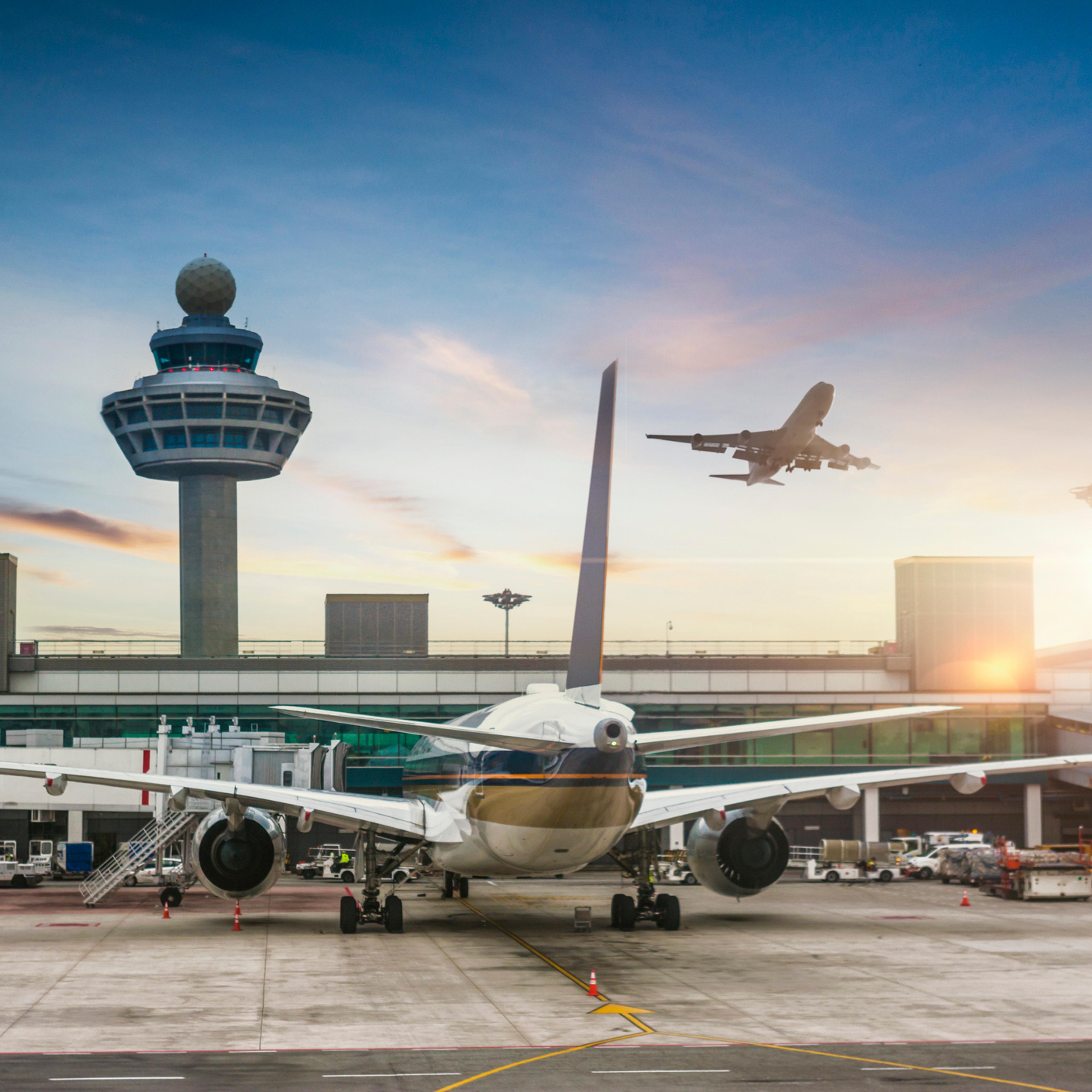 Changi International Airport in Singapore