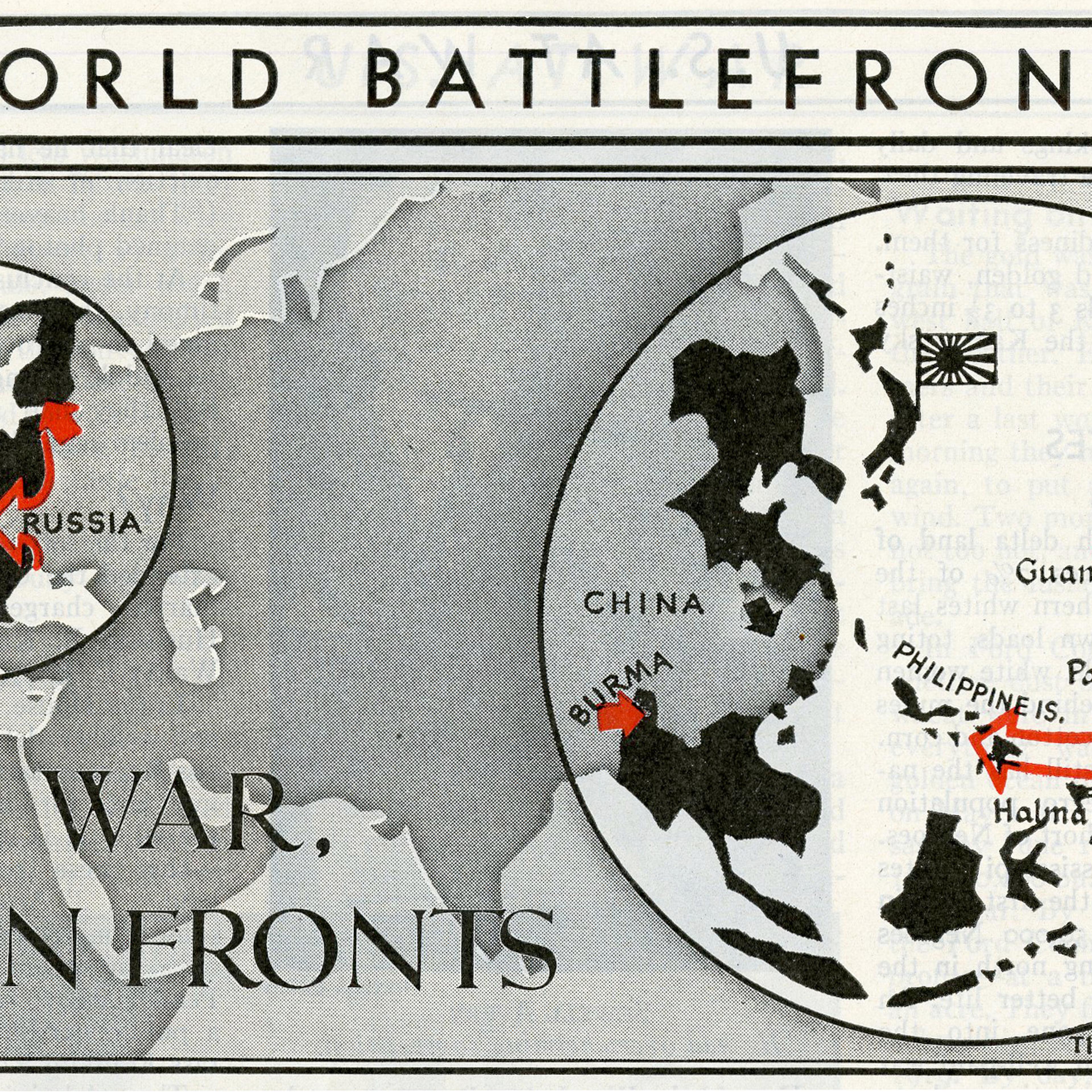 WWII Maps from TIME Magazine, June 1944