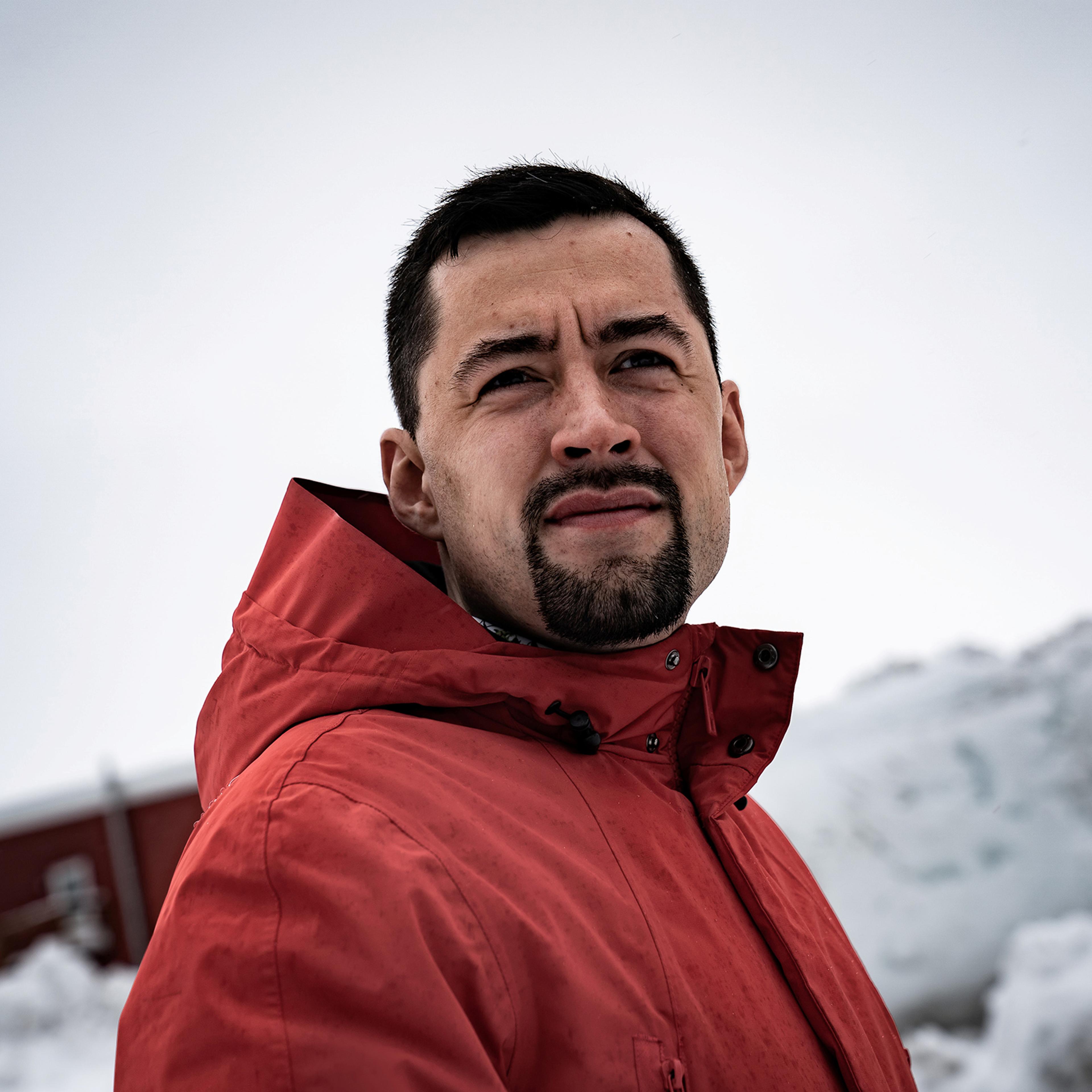 Mute Egede, pictured ahead of the parliamentary elections in April, in which his Inuit Ataqatigiit party secured a win and lifted him to Prime Minister.