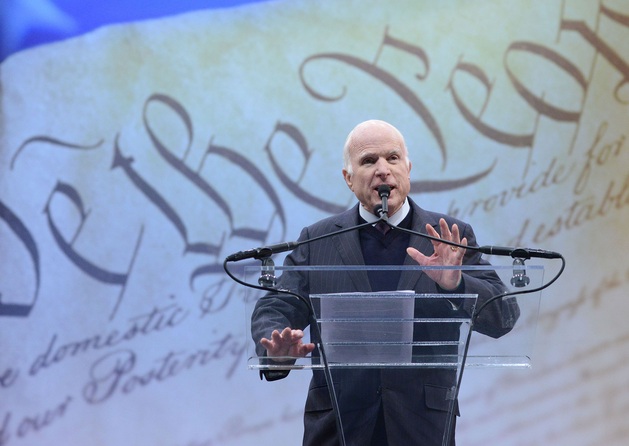 John McCain Honored With Liberty Medal For A Lifetime Of Service