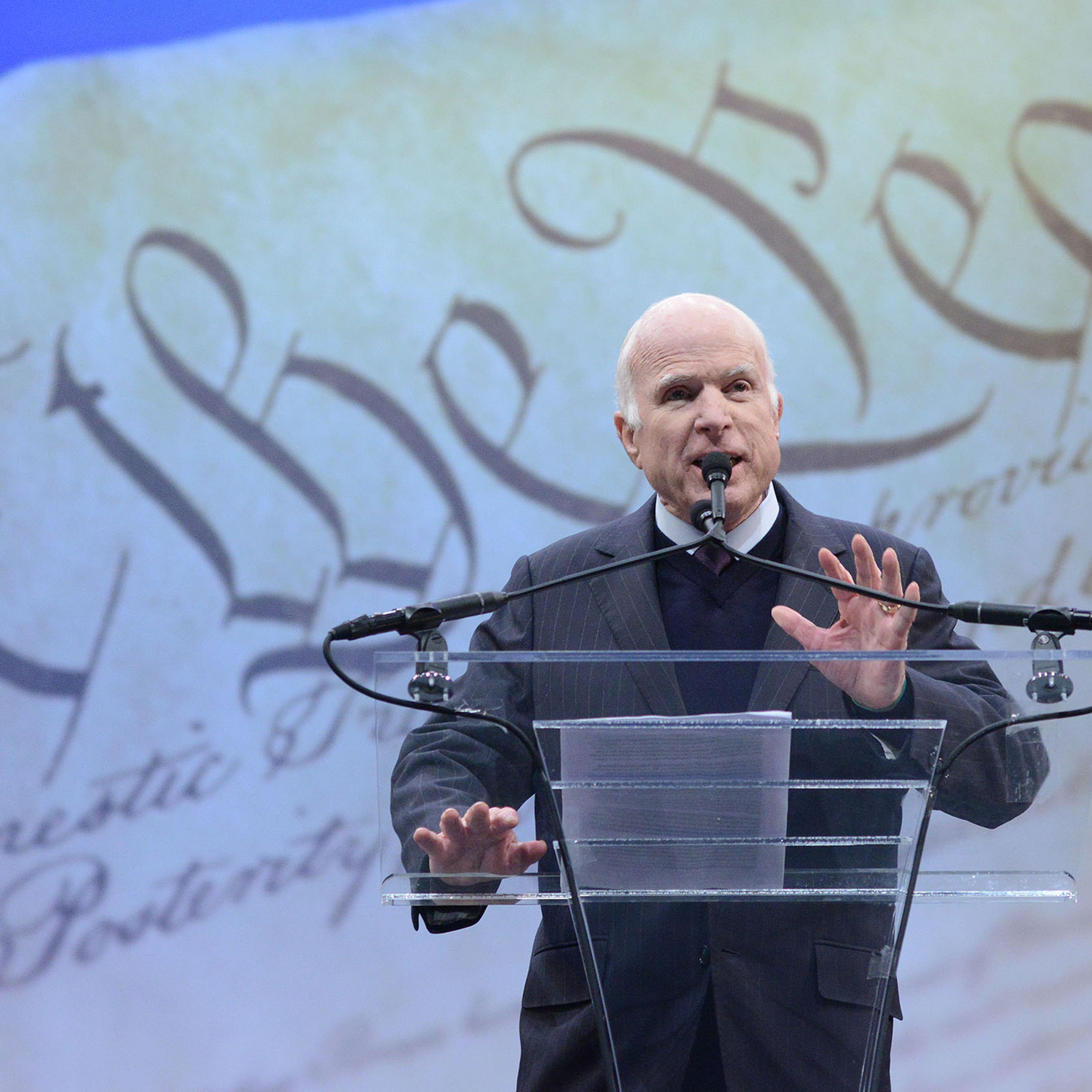 John McCain Honored With Liberty Medal For A Lifetime Of Service