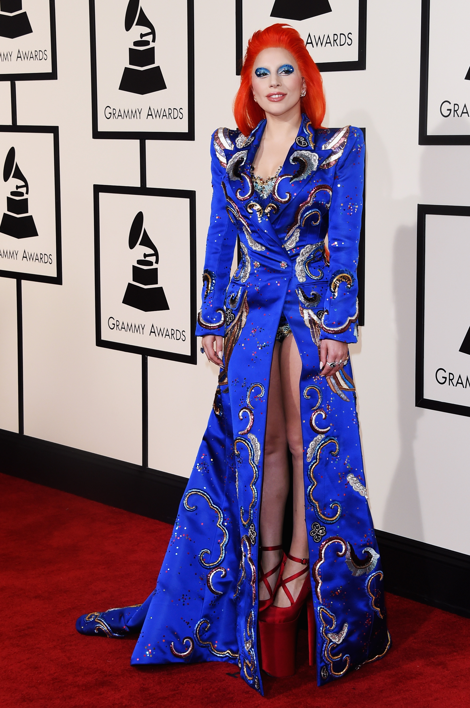 lady gaga grammy dress 2010 2010 Grammy Awards red carpet fashion and celebrity style | British Vogue